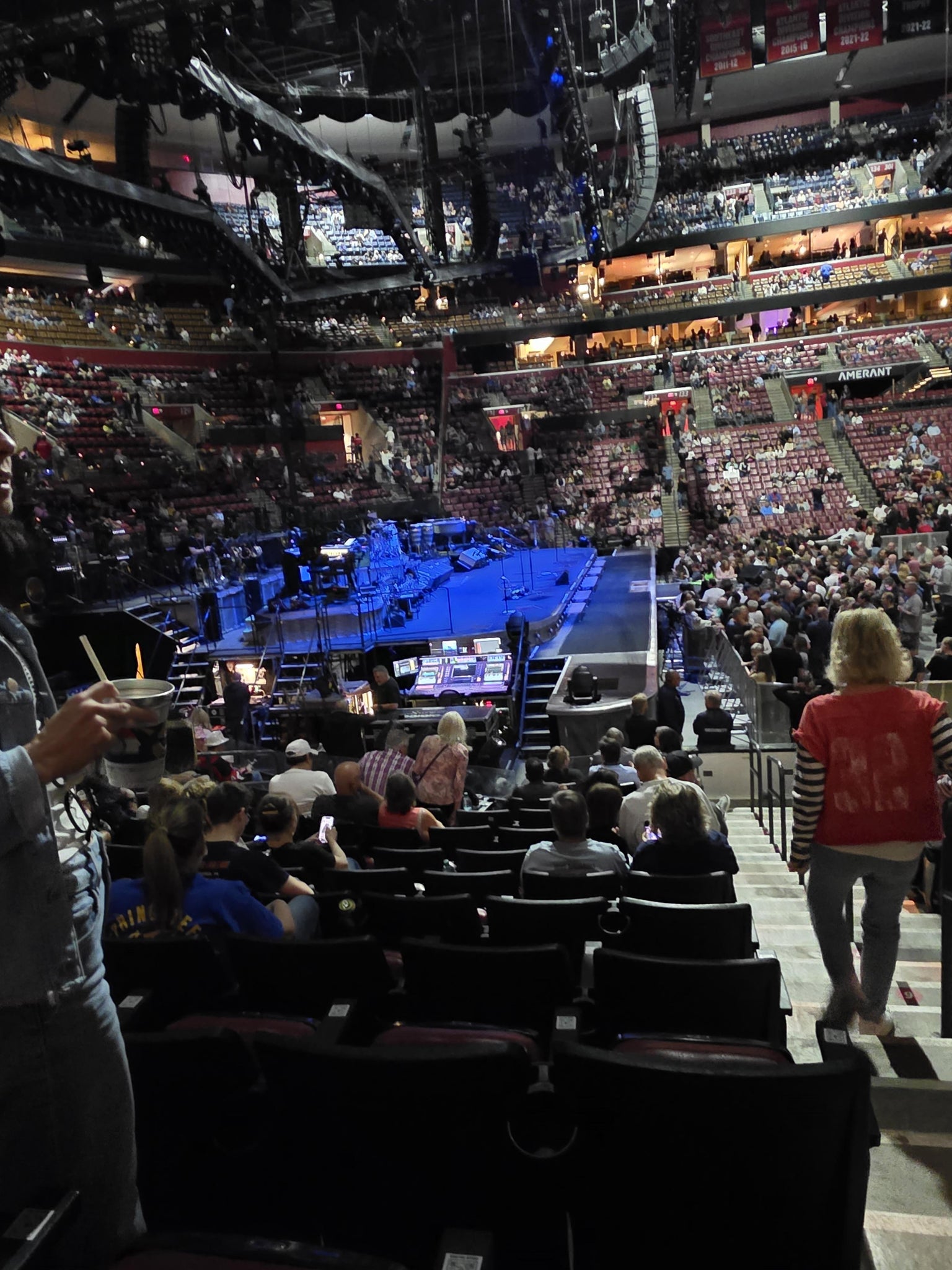 Real Fan View taken from Section 121 at Amerant Bank Arena by Kathleen S