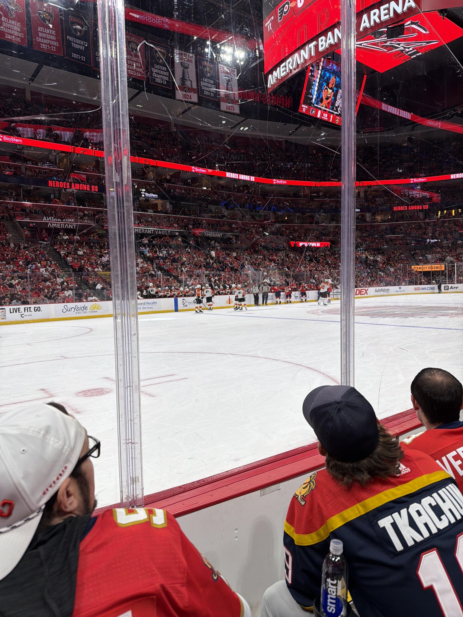 Real Fan View taken from Section 121 at Amerant Bank Arena by Roger E