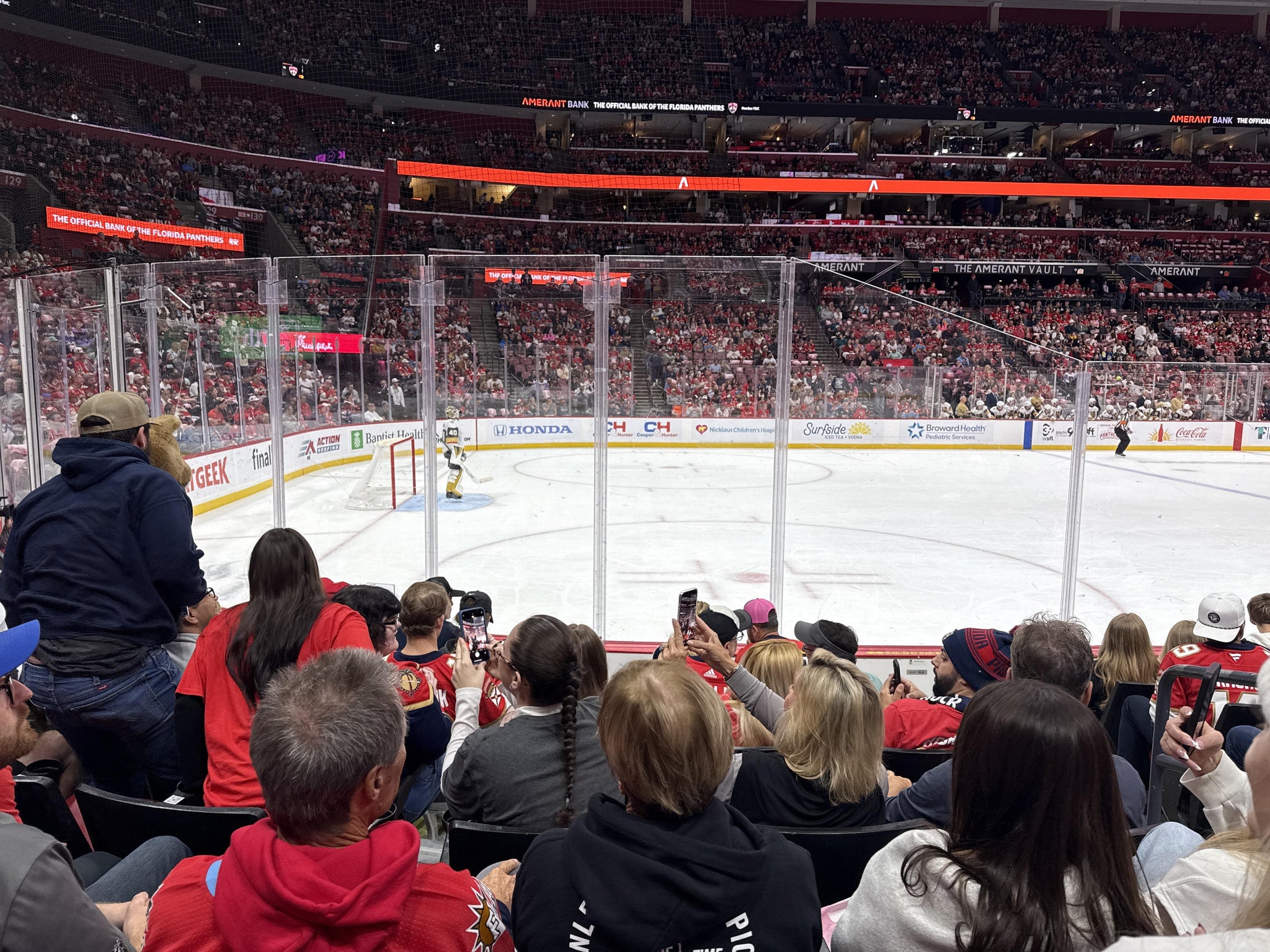 Real Fan View taken from Section 121 at Amerant Bank Arena by Maiss H