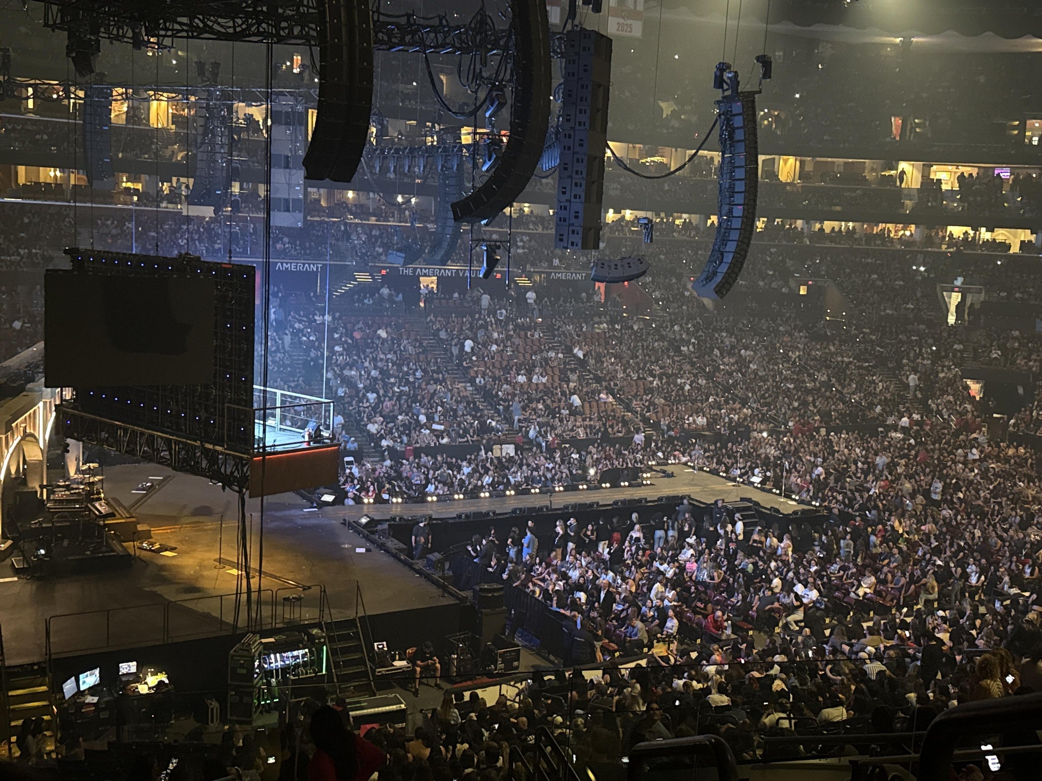 Real Fan View taken from Section 122 at Amerant Bank Arena by Lydia F