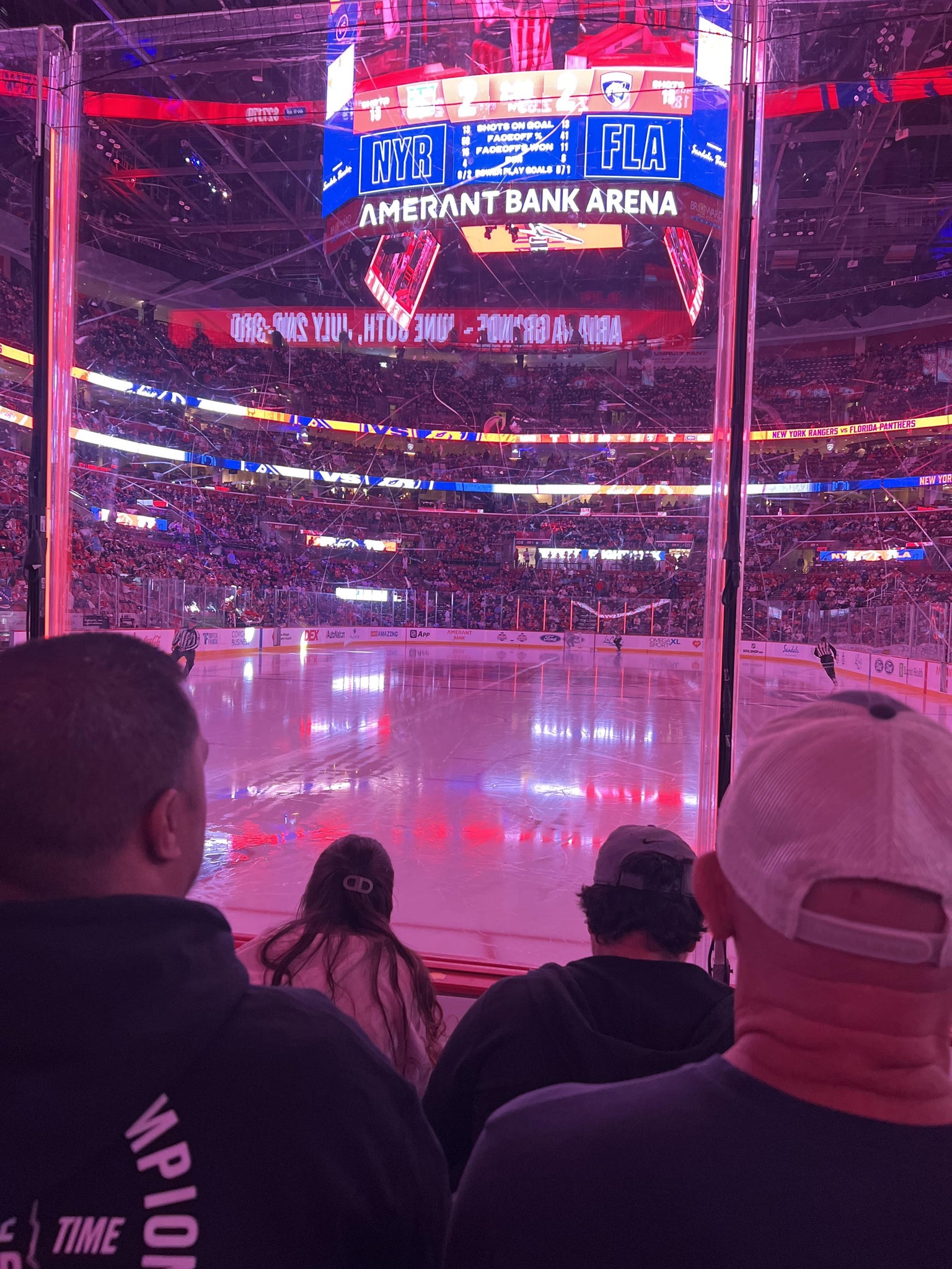 Real Fan View taken from Section 125 at Amerant Bank Arena by Heather P