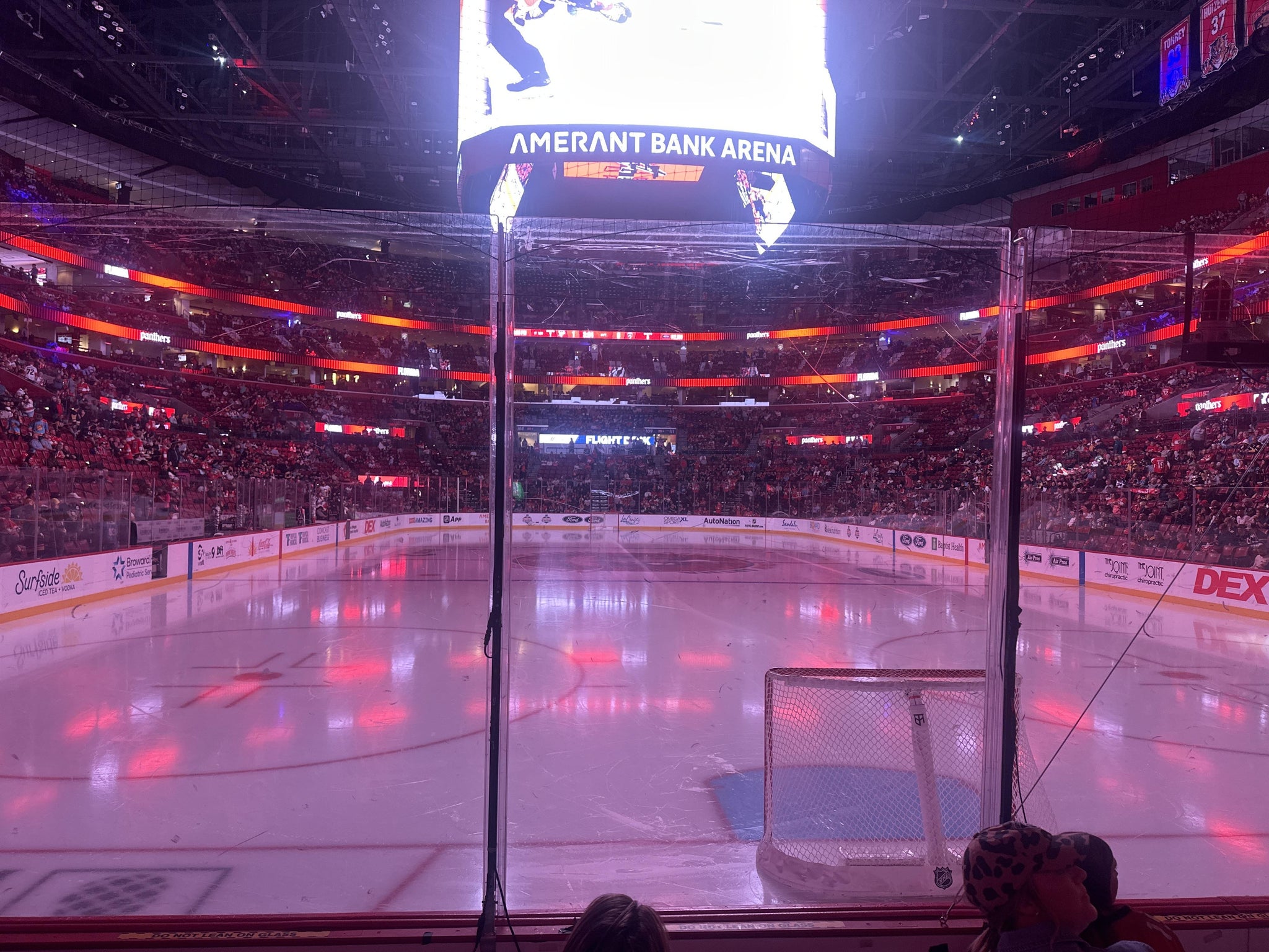 Real Fan View taken from Section 128 at Amerant Bank Arena by Desi B