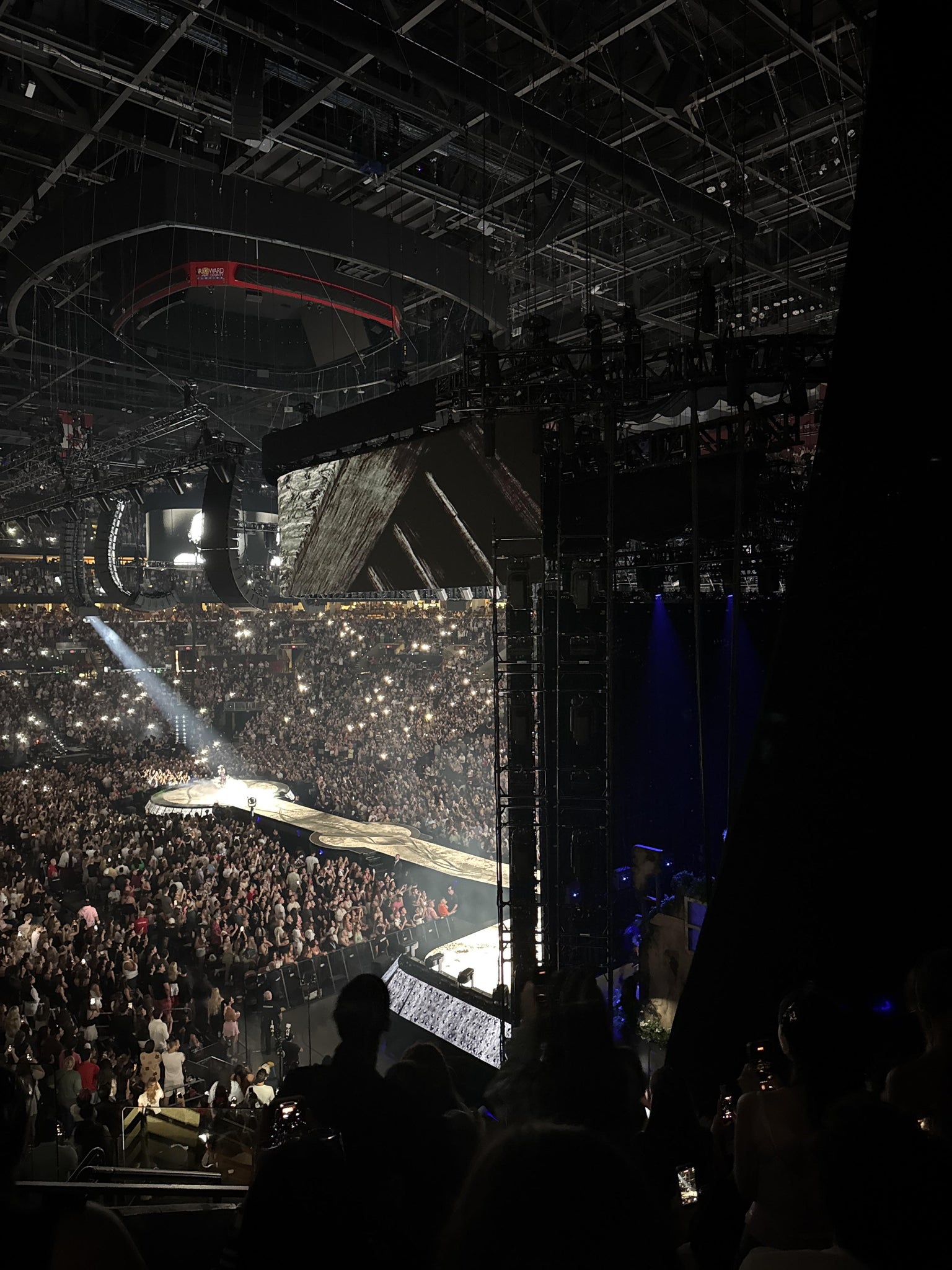 Real Fan View taken from Section 129 at Amerant Bank Arena by Melanie M