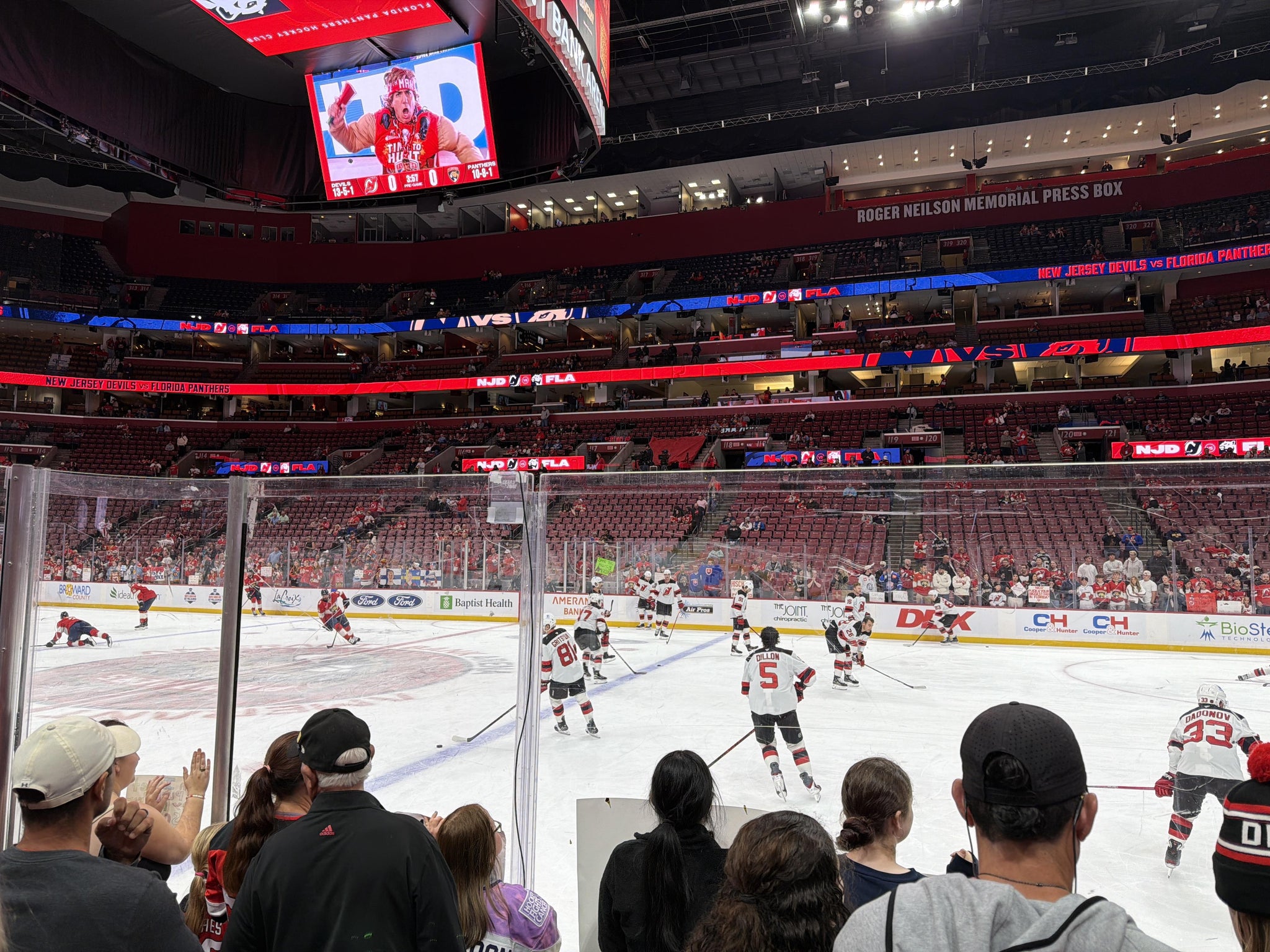 Real Fan View taken from Section 131 at Amerant Bank Arena by Laura F