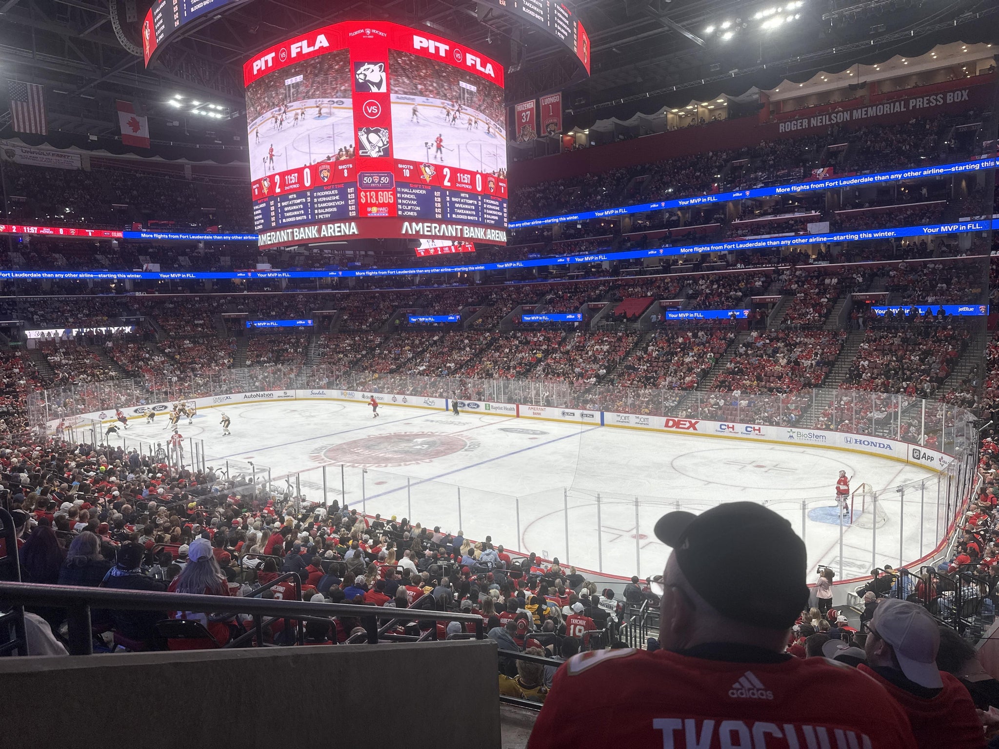Real Fan View taken from Section 131 at Amerant Bank Arena by Jake T