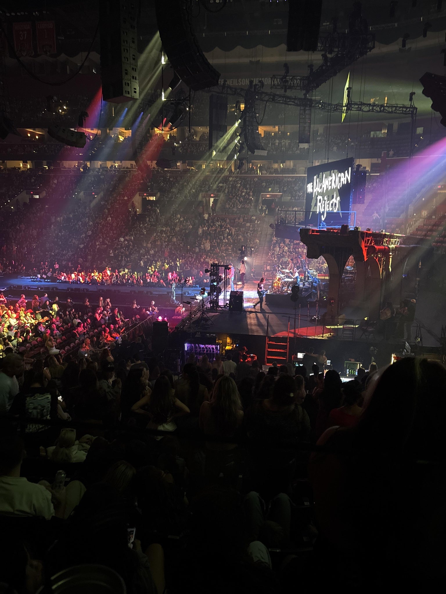 Vue réelle des fans prise de la Section 132 au site Amerant Bank Arena par Migle M