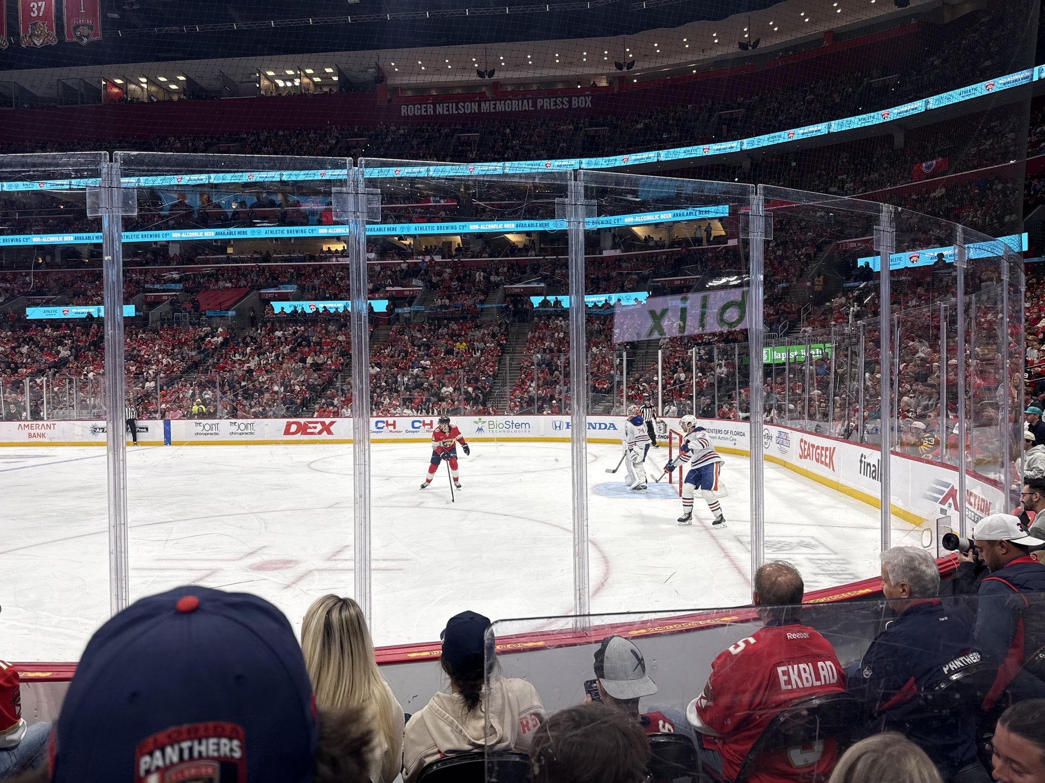 Real Fan View taken from Section 132 at Amerant Bank Arena by Michael B