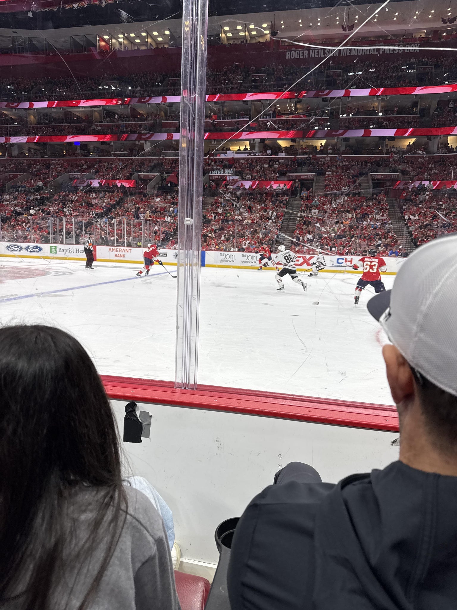 Real Fan View taken from Section 133 at Amerant Bank Arena by Jesse L