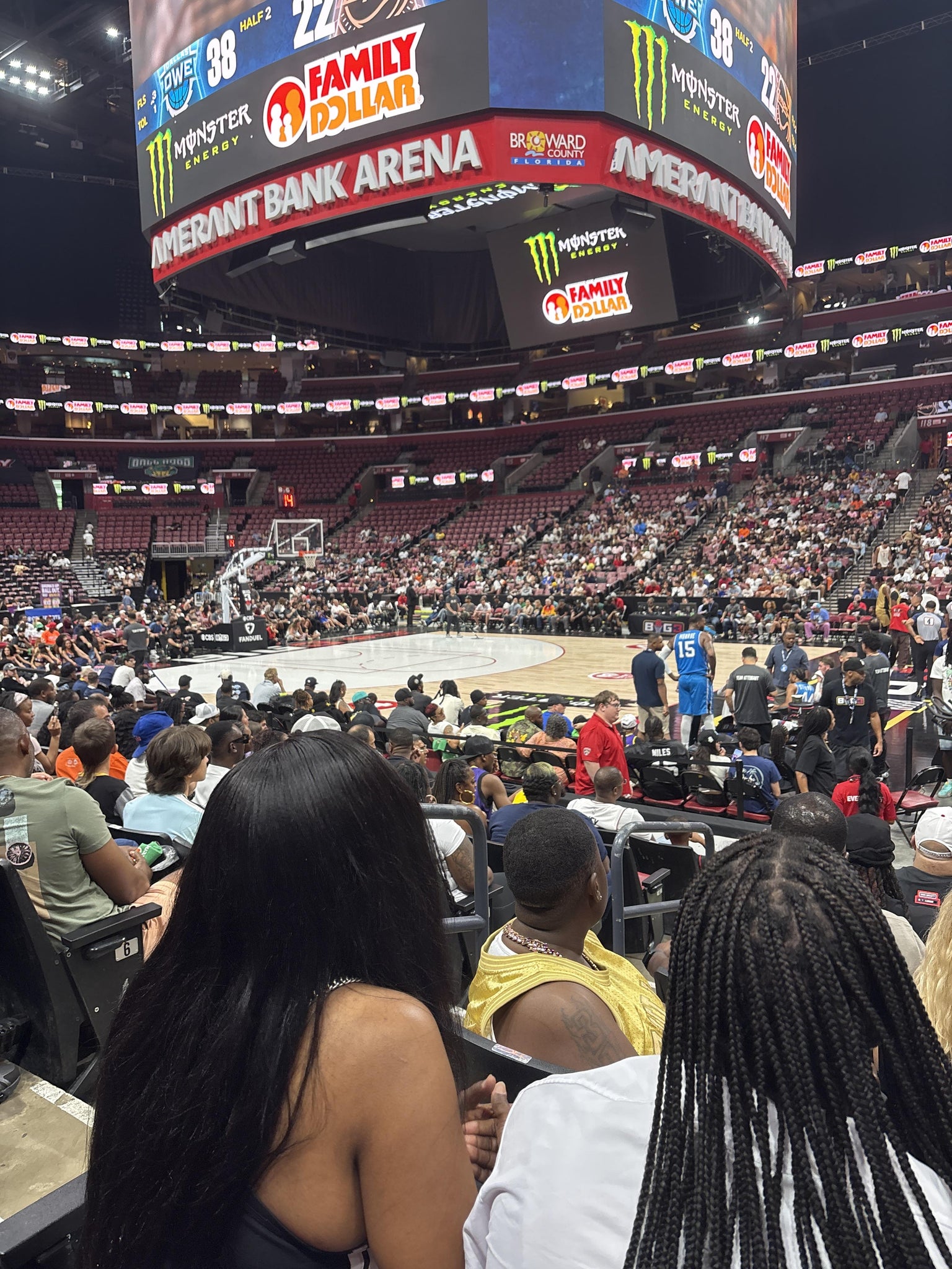 Real Fan View taken from Section 133 at Amerant Bank Arena by Nikolaos P