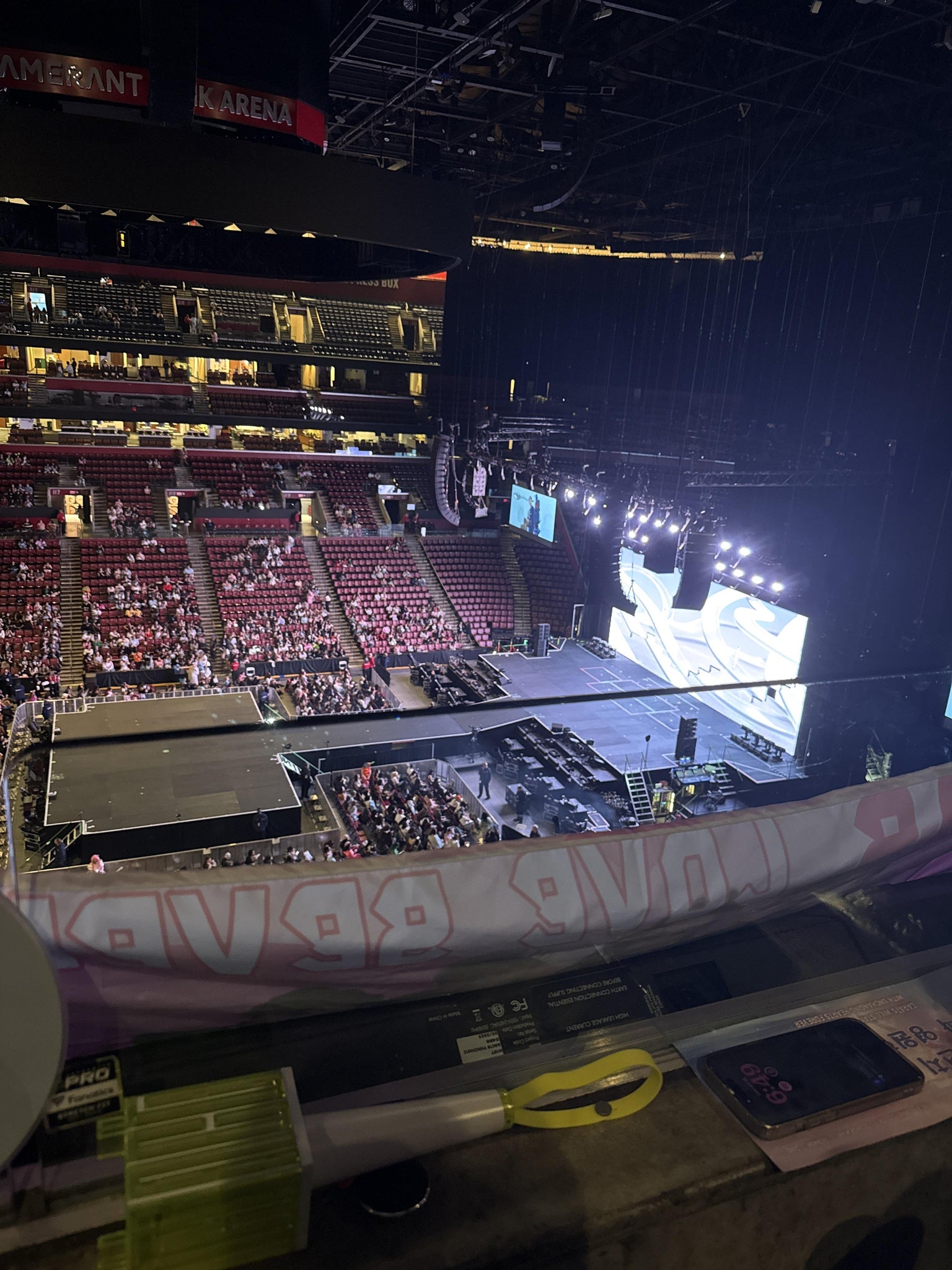 Real Fan View taken from Section 301 at Amerant Bank Arena by Valentina A