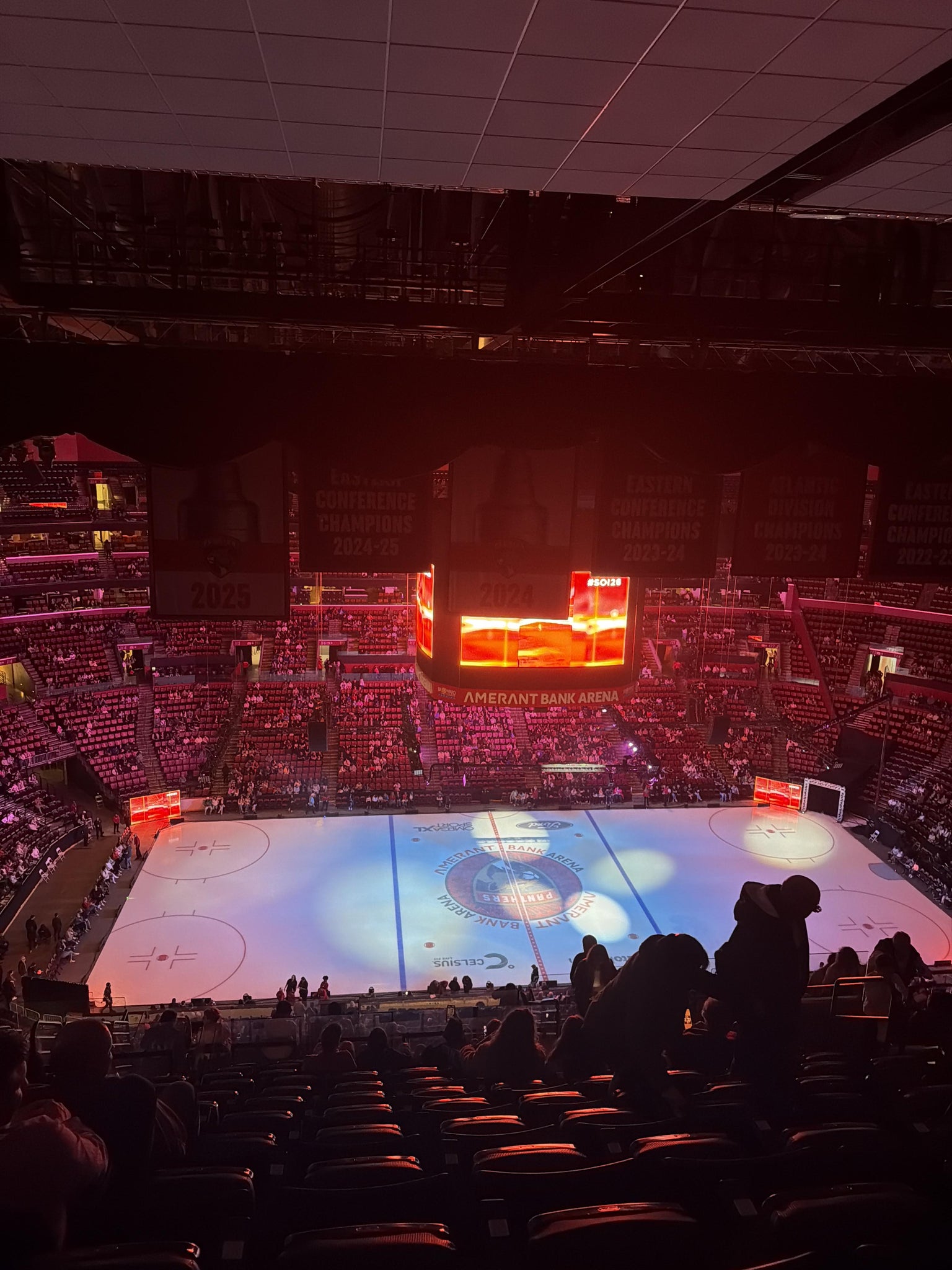 Real Fan View taken from Section 302 at Amerant Bank Arena by Theresa D