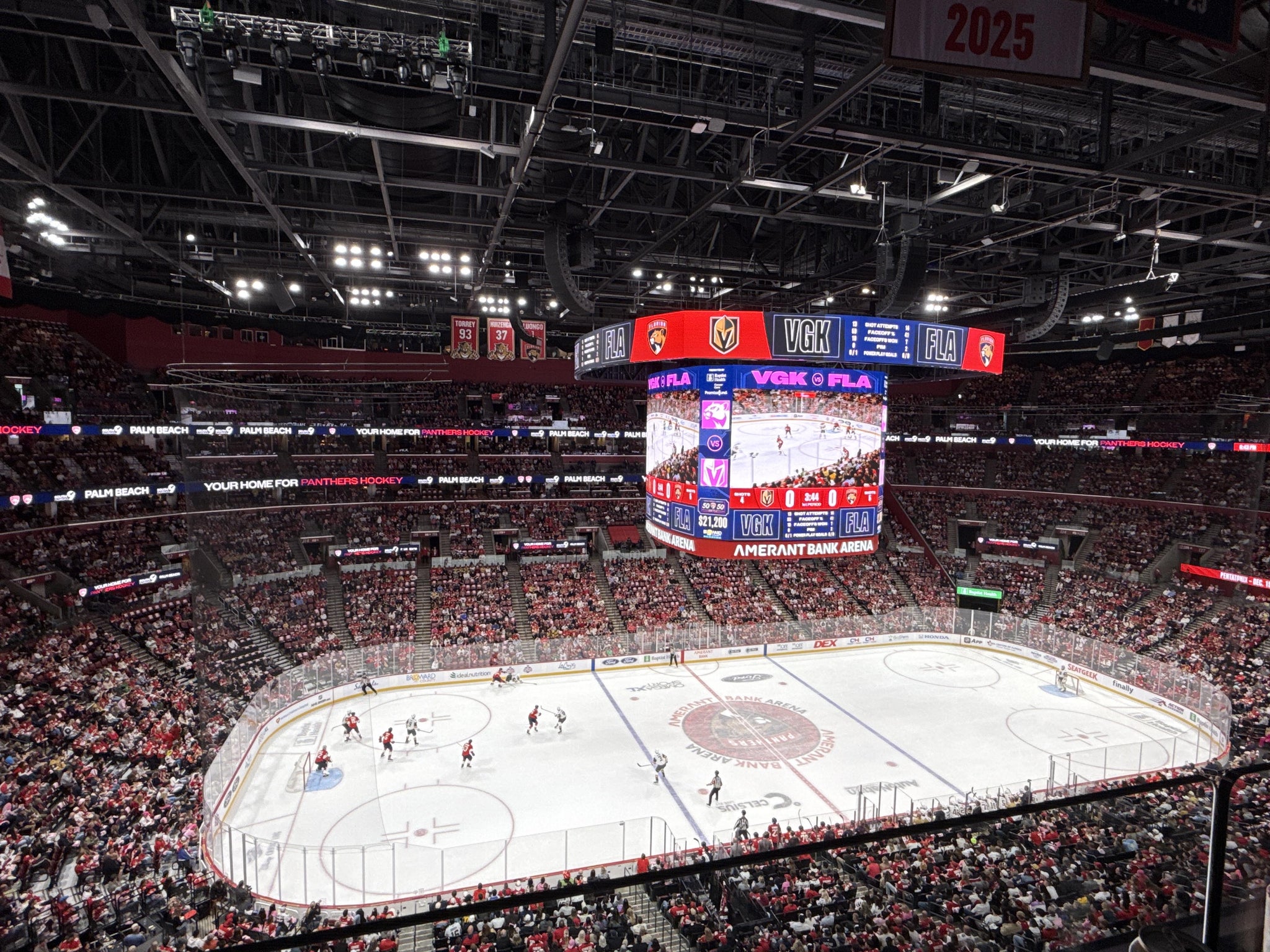 Real Fan View taken from Section 303 at Amerant Bank Arena by Doralis S