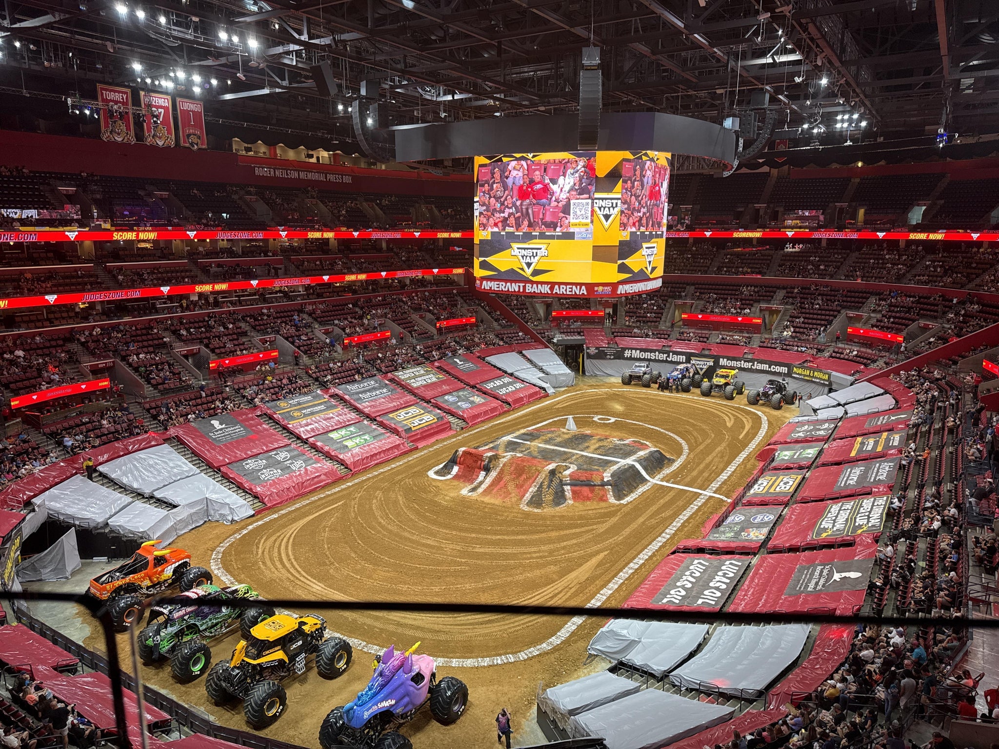 Real Fan View taken from Section 307 at Amerant Bank Arena by Patrick D
