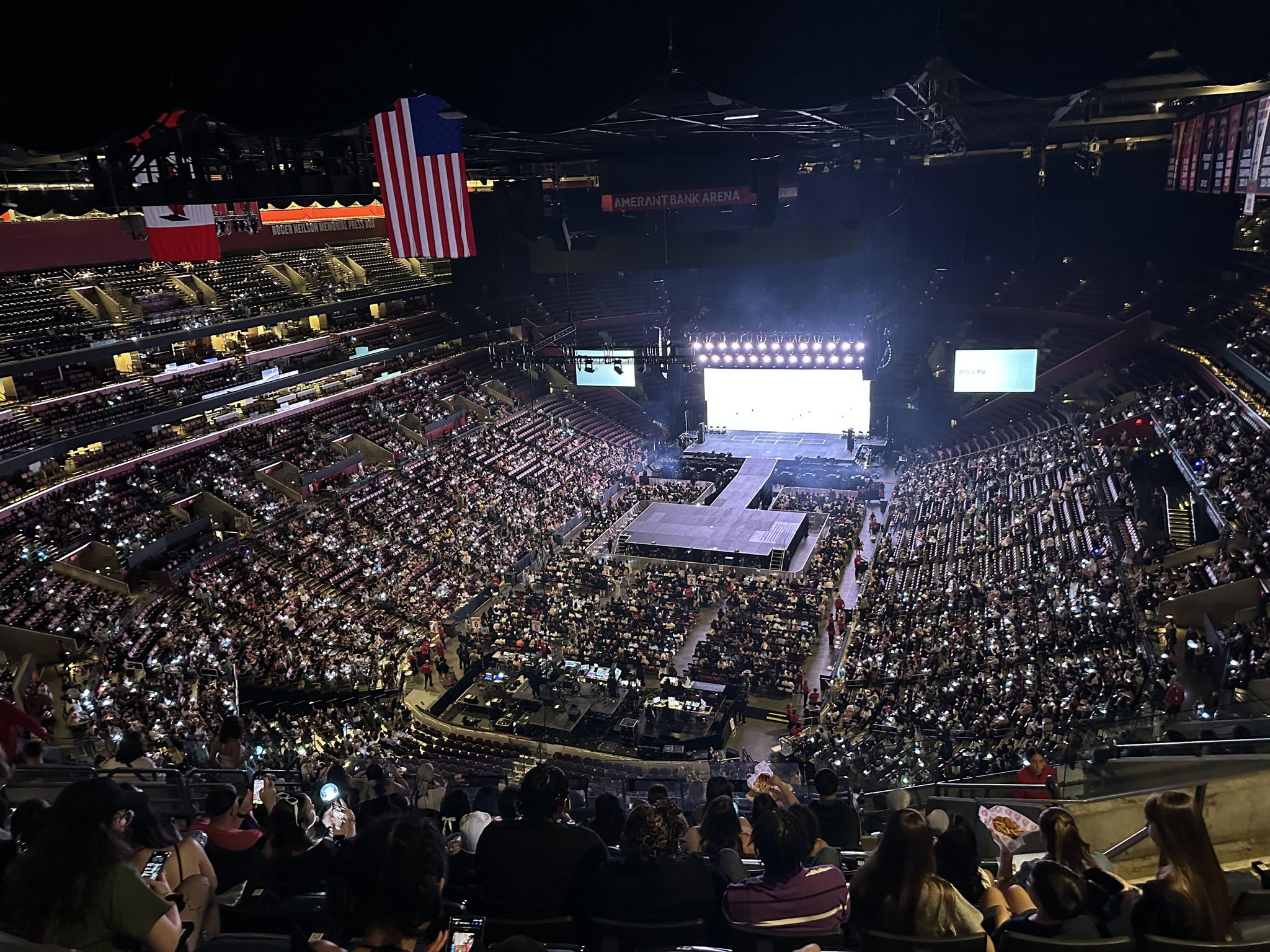 Real Fan View taken from Section 307 at Amerant Bank Arena by Sergio D
