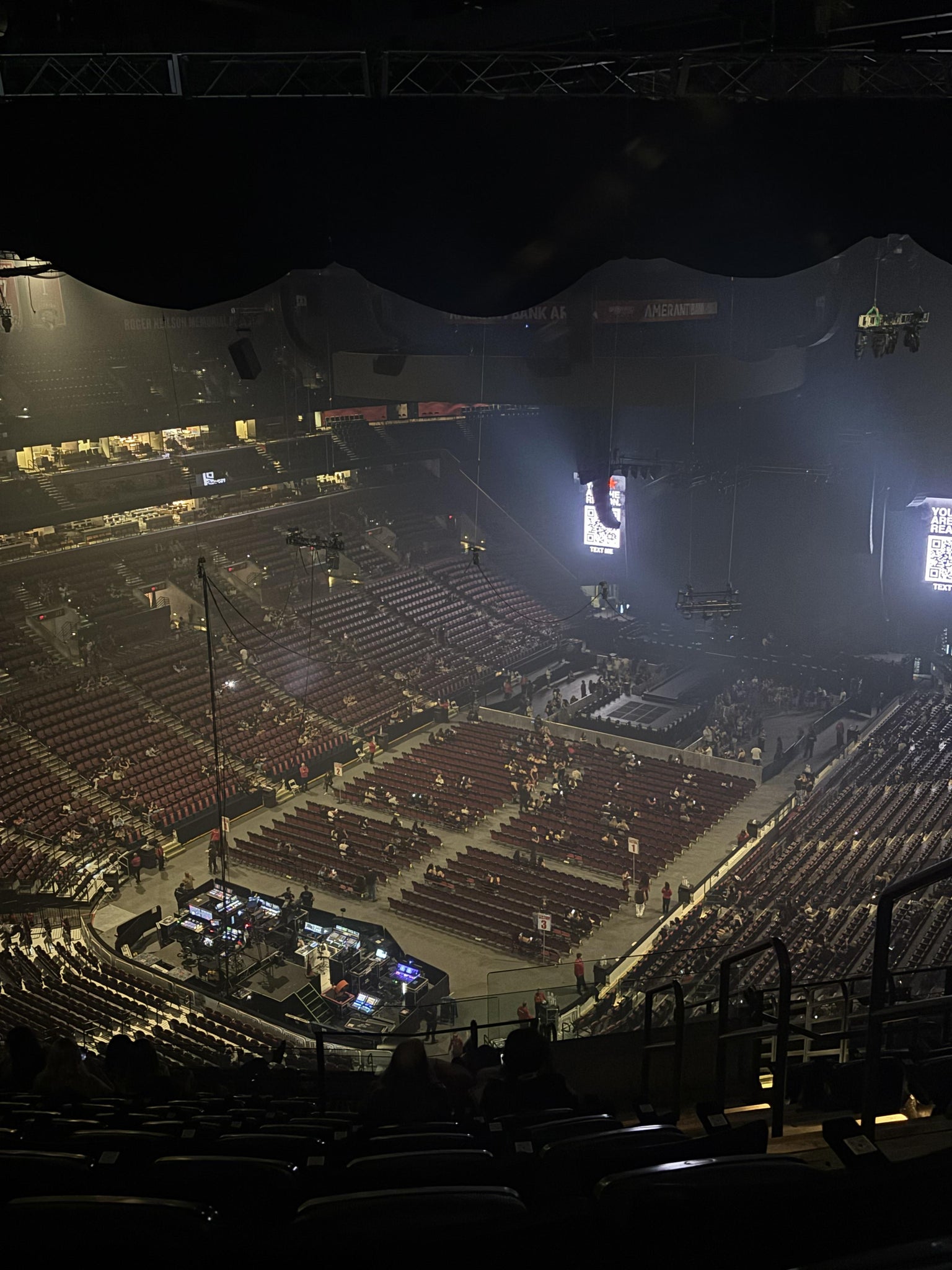 Real Fan View taken from Section 307 at Amerant Bank Arena by Jaelin L