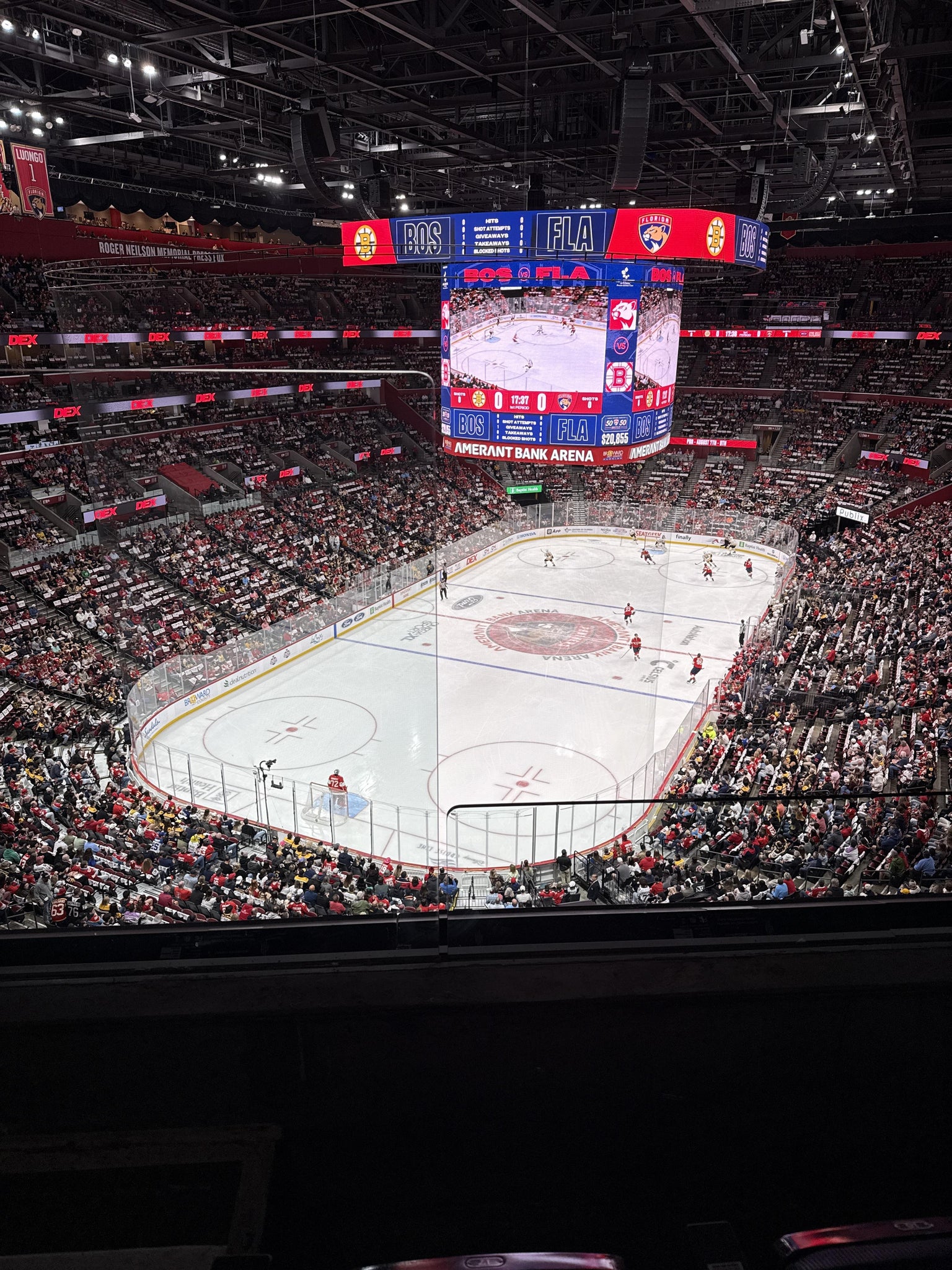 Real Fan View taken from Section 307 at Amerant Bank Arena by Carlos A