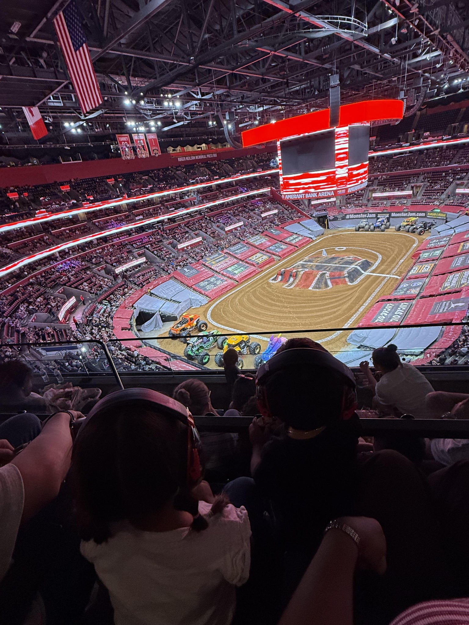 Real Fan View taken from Section 307 at Amerant Bank Arena by Stefany V