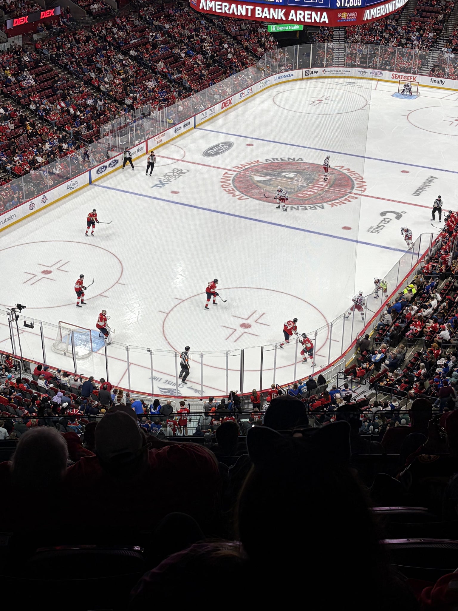 Real Fan View taken from Section 307 at Amerant Bank Arena by Yuriy K