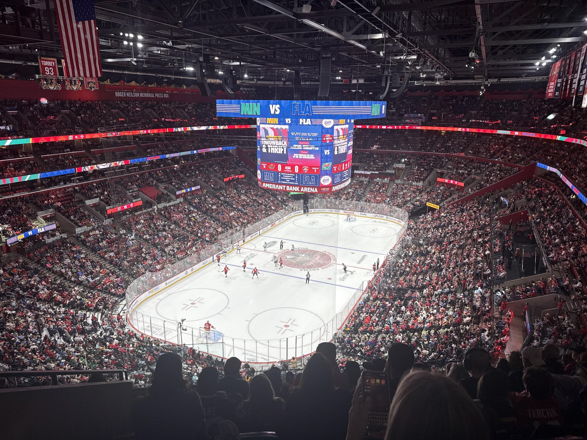 Real Fan View taken from Section 307 at Amerant Bank Arena by Gabriel D