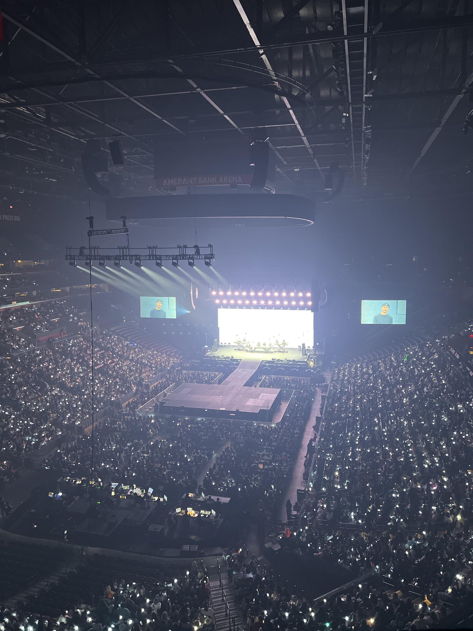 Real Fan View taken from Section 308 at Amerant Bank Arena by Dayana D