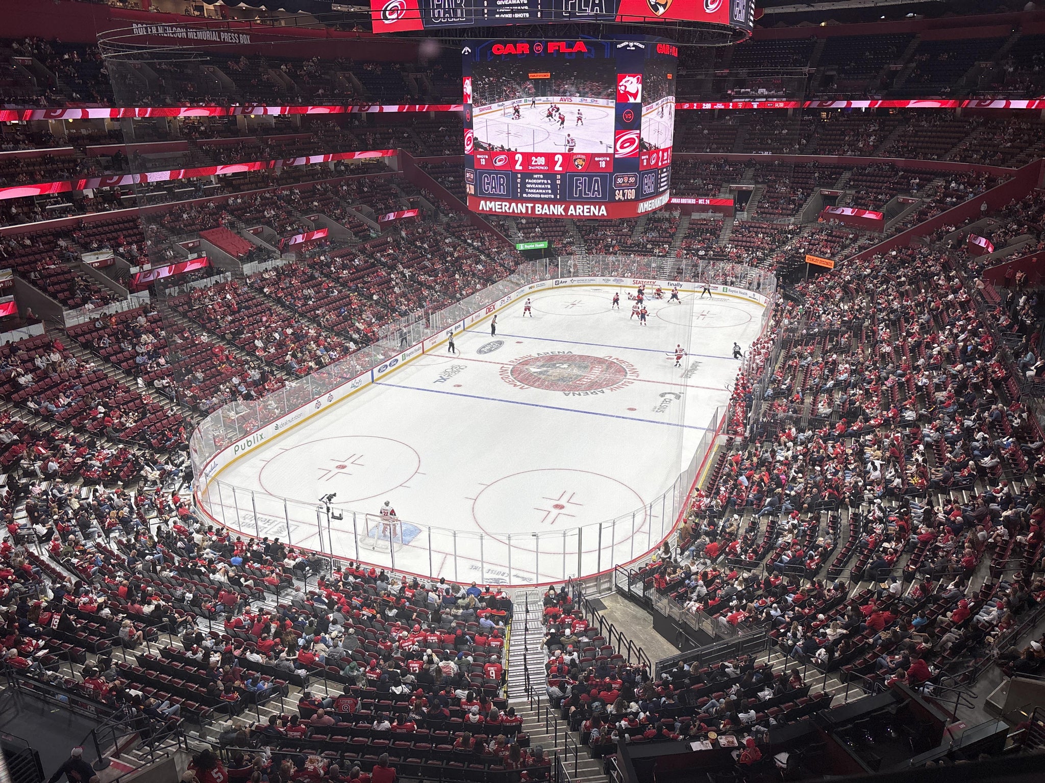 Real Fan View taken from Section 308 at Amerant Bank Arena by Jack D