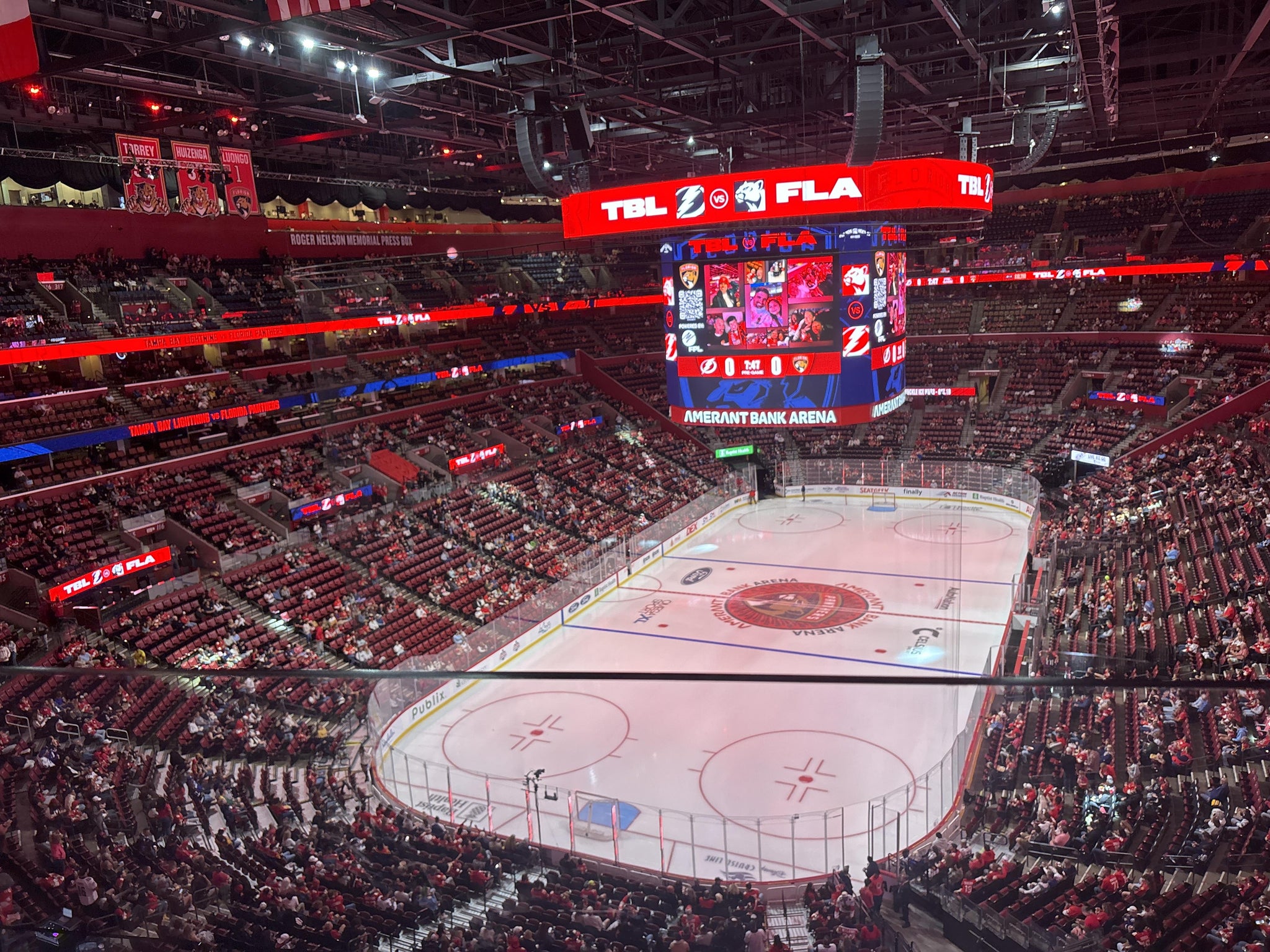 Real Fan View taken from Section 308 at Amerant Bank Arena by Joseph C