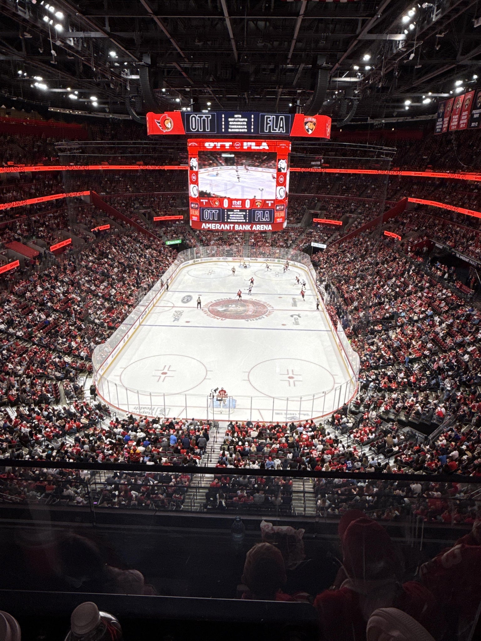 Real Fan View taken from Section 309 at Amerant Bank Arena by Stephanie M