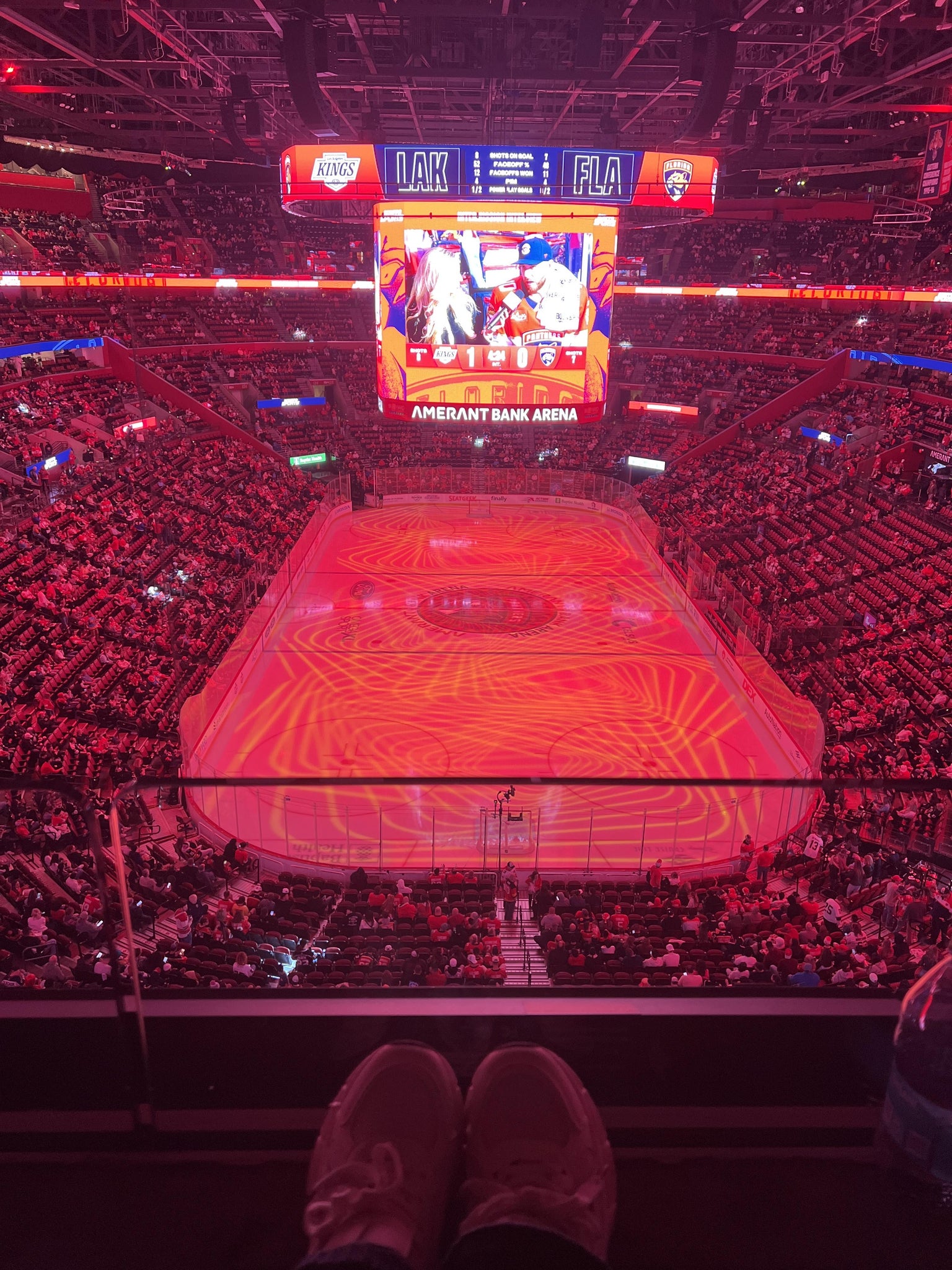 Real Fan View taken from Section 310 at Amerant Bank Arena by Alania C