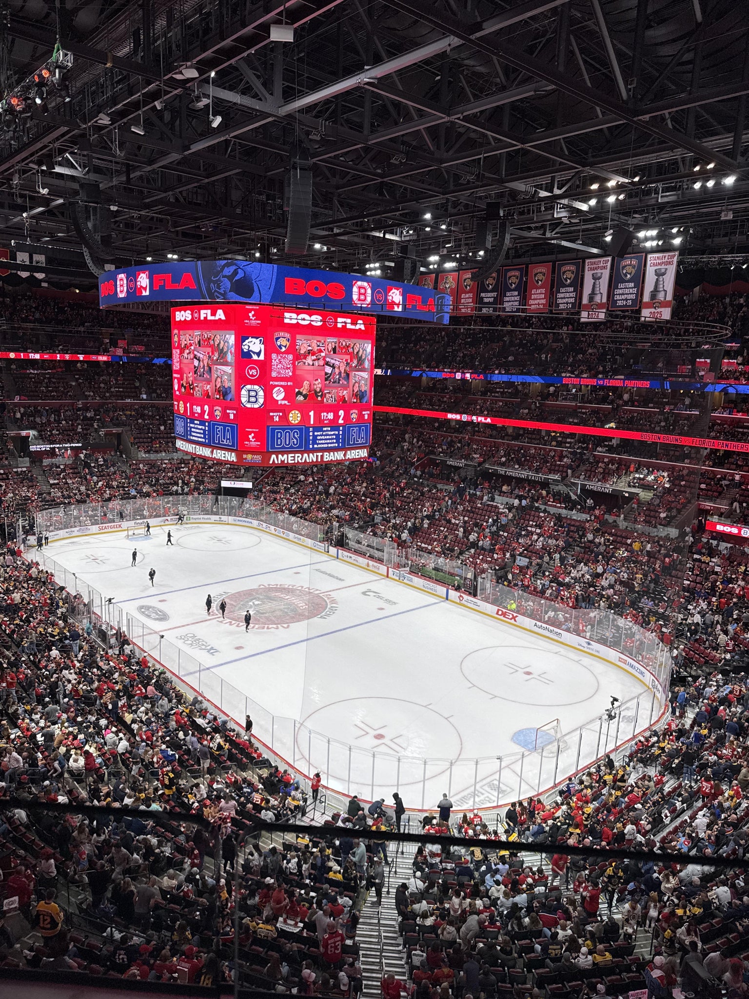 Real Fan View taken from Section 313 at Amerant Bank Arena by Richard S