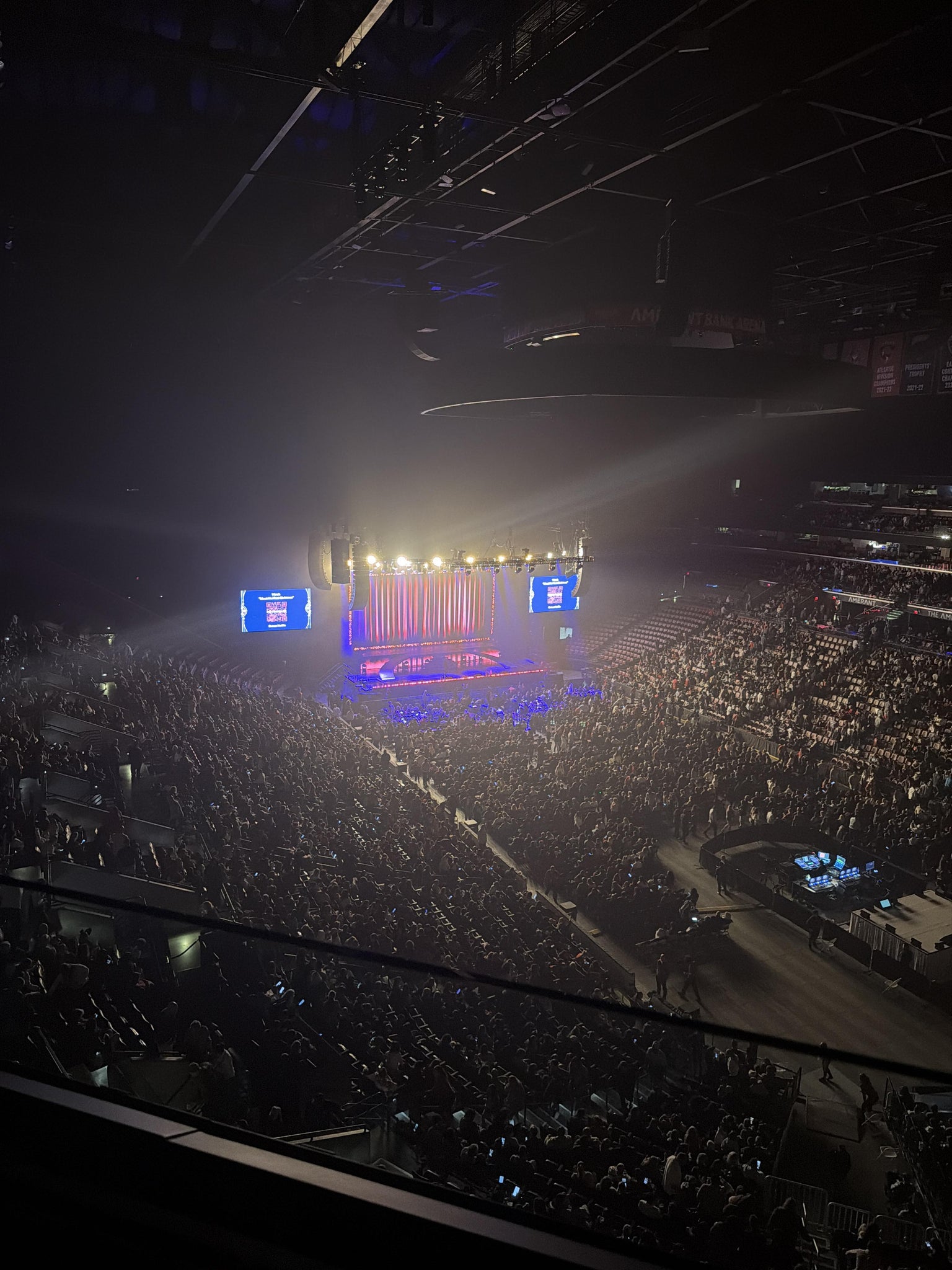 Real Fan View taken from Section 313 at Amerant Bank Arena by Alain S