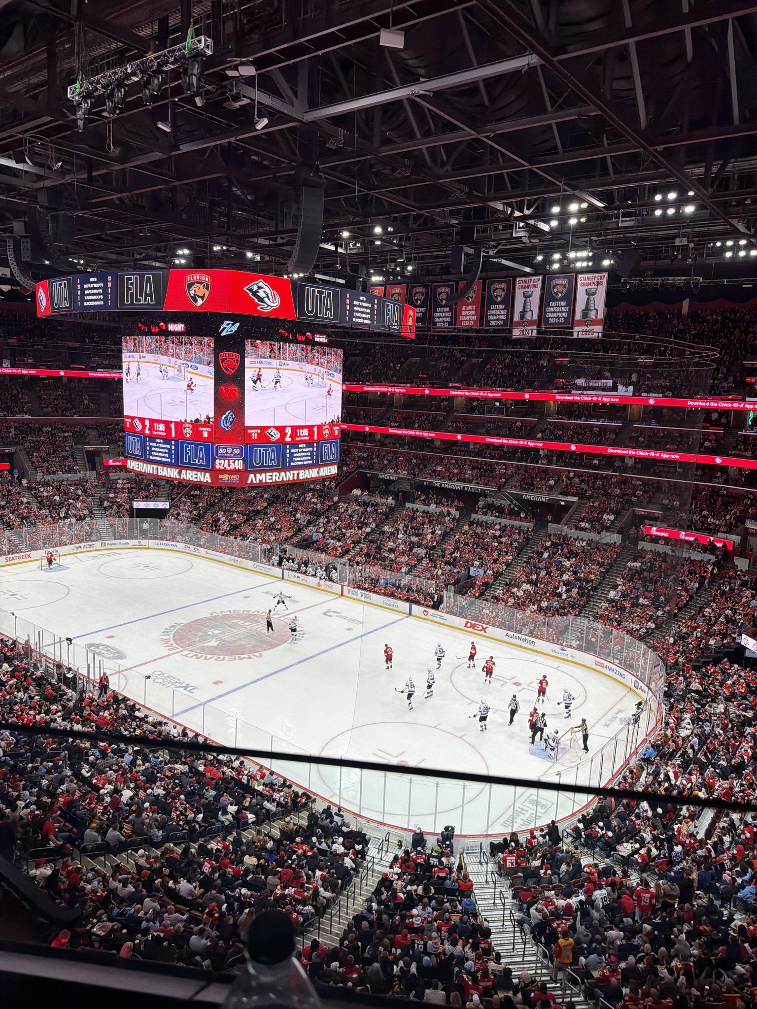 Real Fan View taken from Section 314 at Amerant Bank Arena by Anonymous User