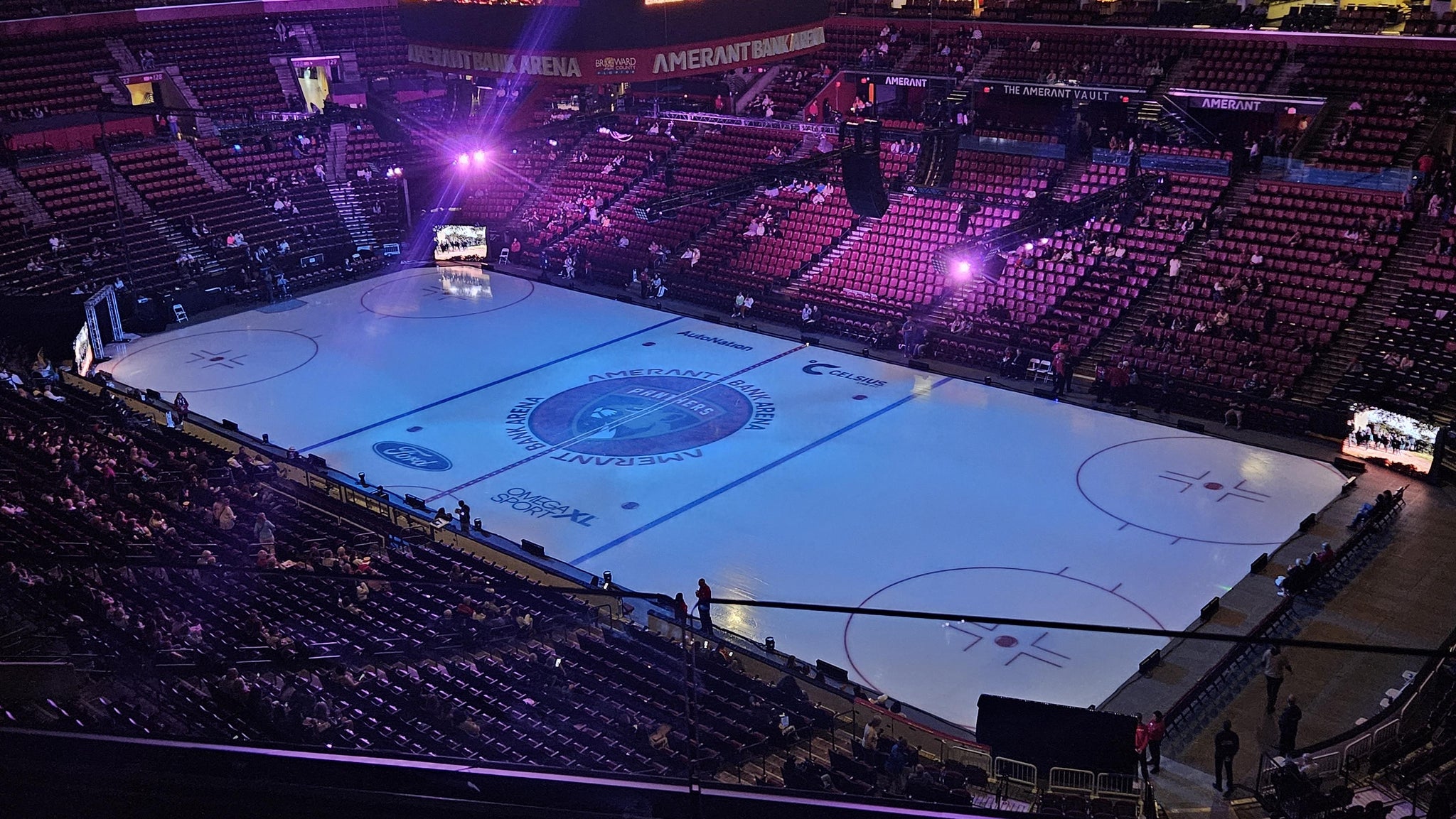 Real Fan View taken from Section 314 at Amerant Bank Arena by Alanis G