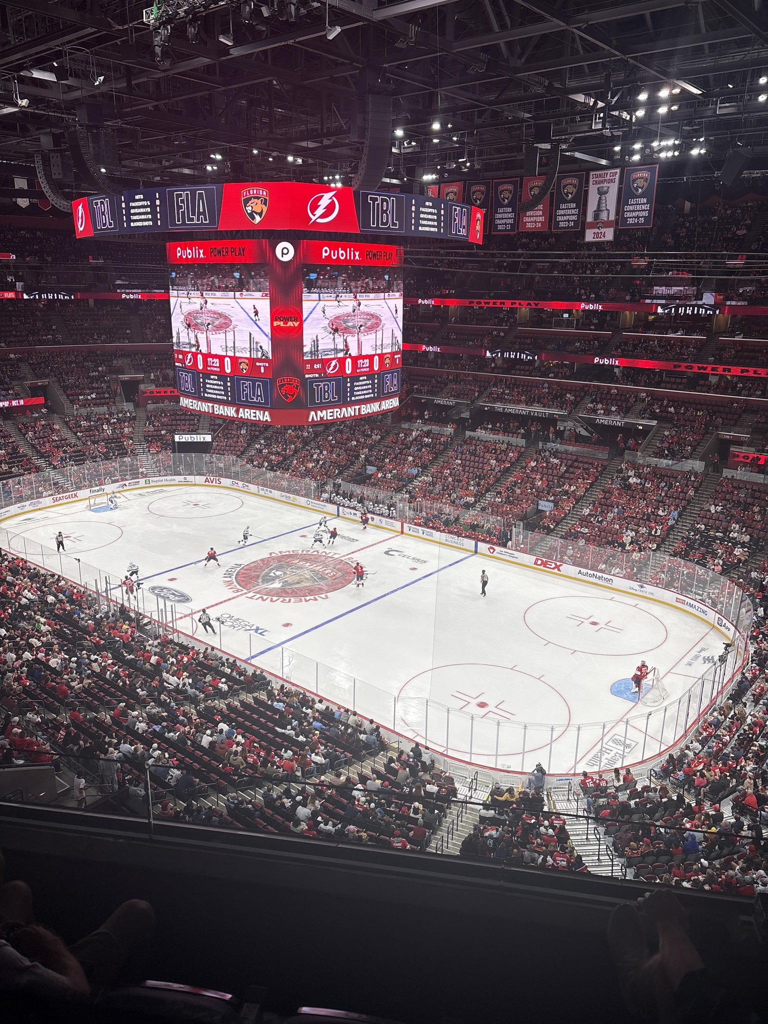 Real Fan View taken from Section 314 at Amerant Bank Arena by Christine D