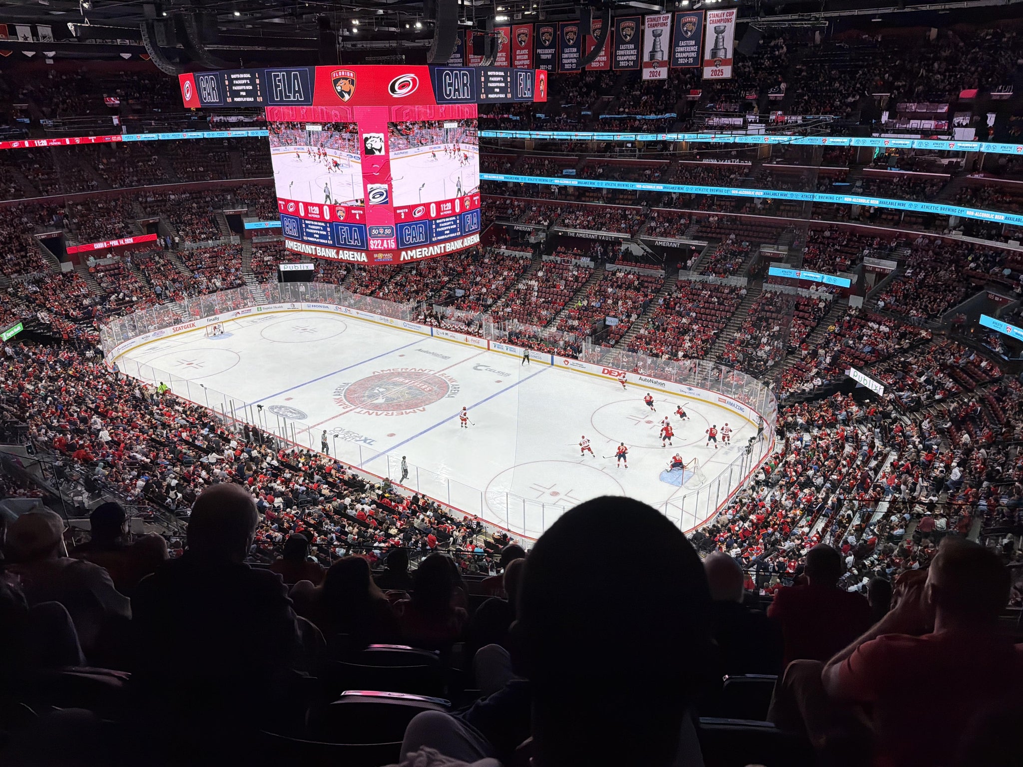 Real Fan View taken from Section 314 at Amerant Bank Arena by Julia K