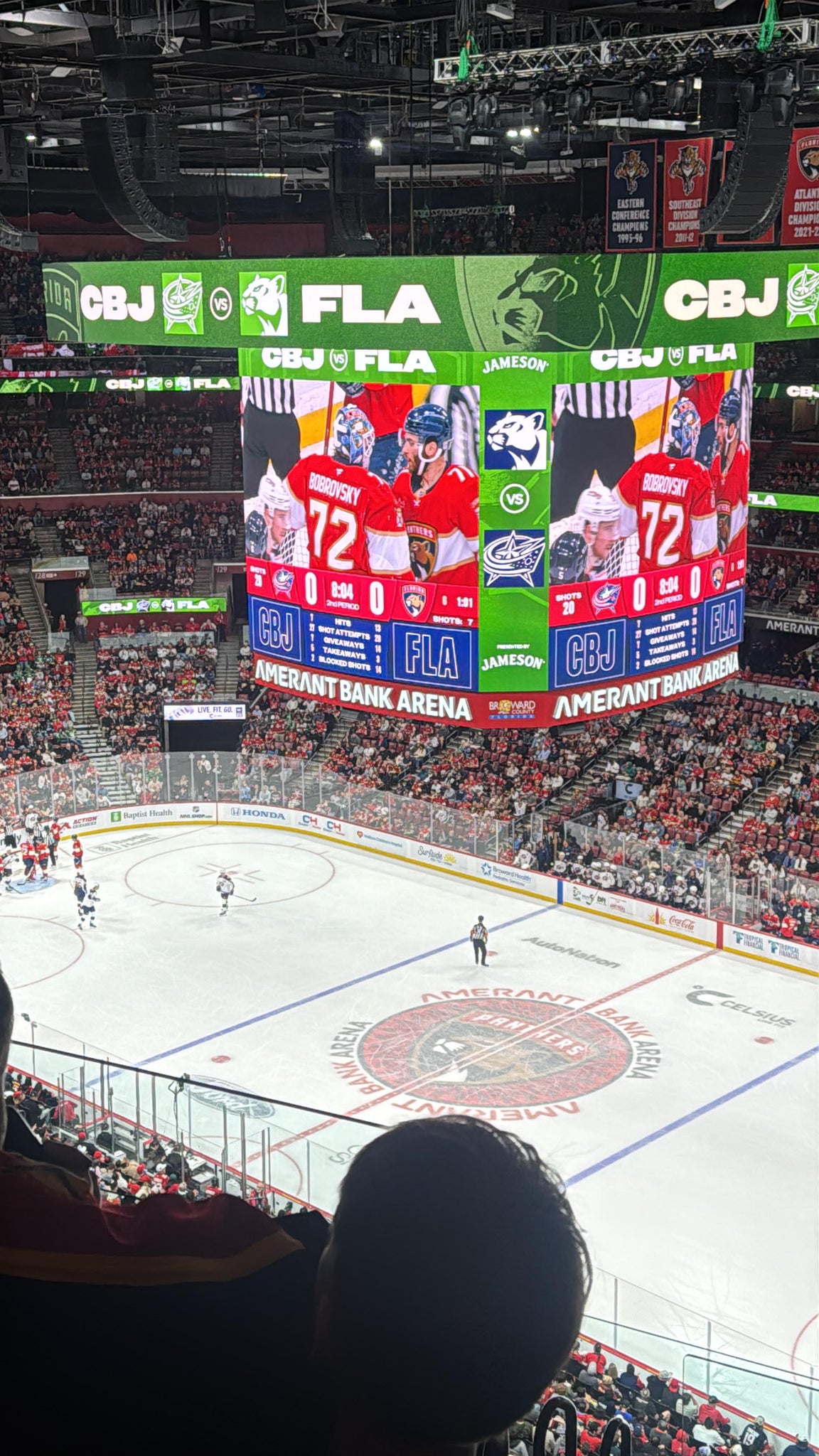 Real Fan View taken from Section 314 at Amerant Bank Arena by Yngrid B