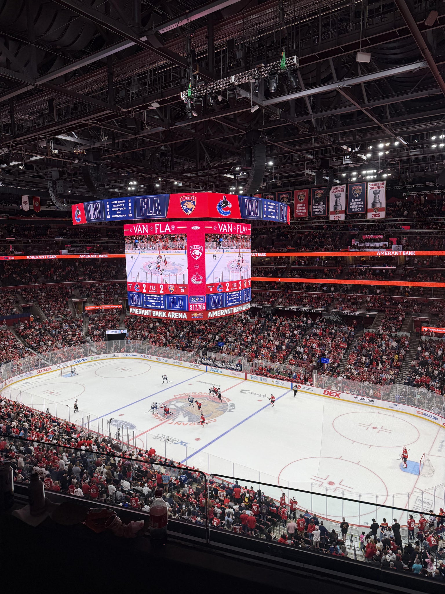 Real Fan View taken from Section 315 at Amerant Bank Arena by Hailey R