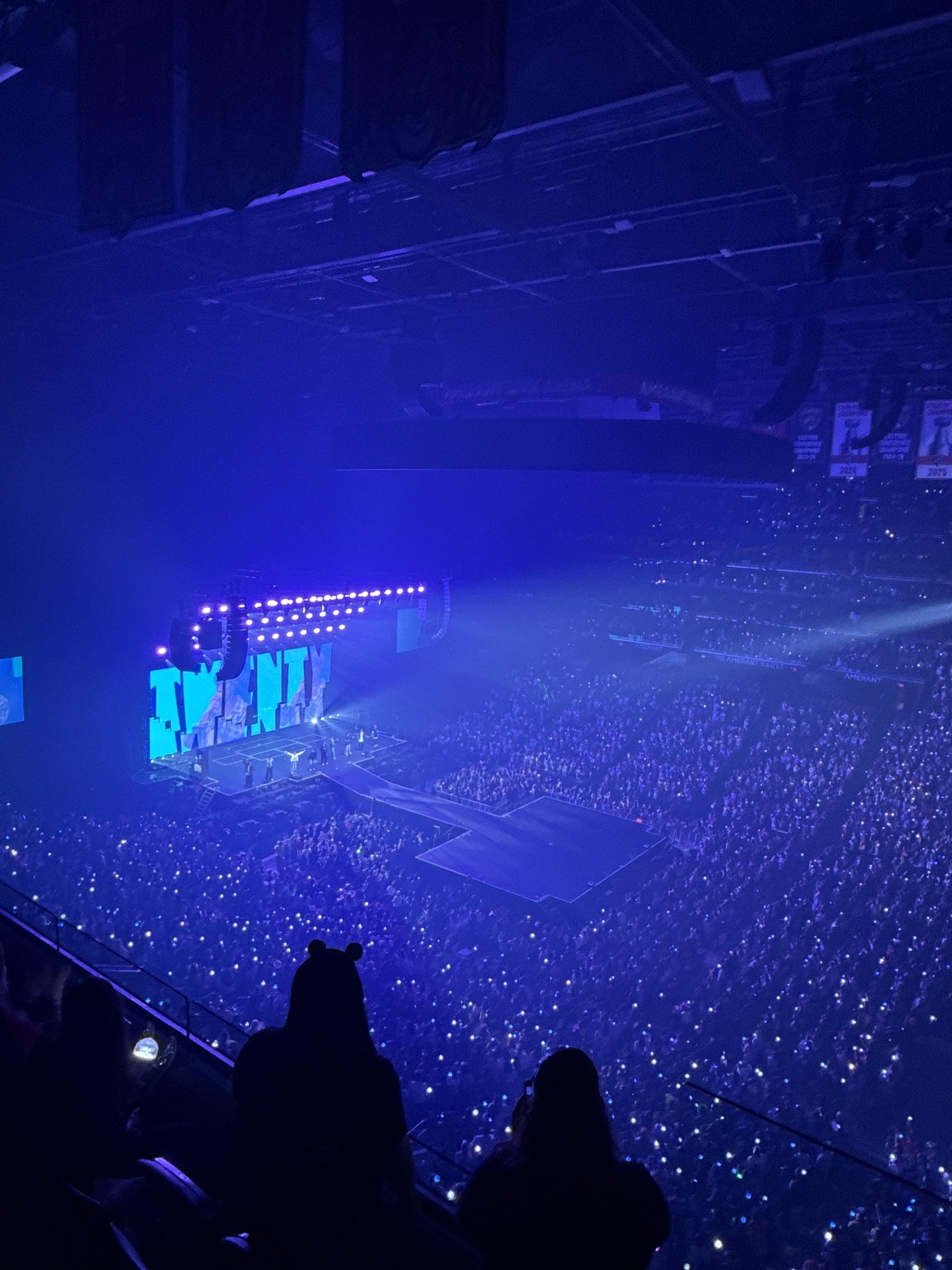 Real Fan View taken from Section 316 at Amerant Bank Arena by Otniel P