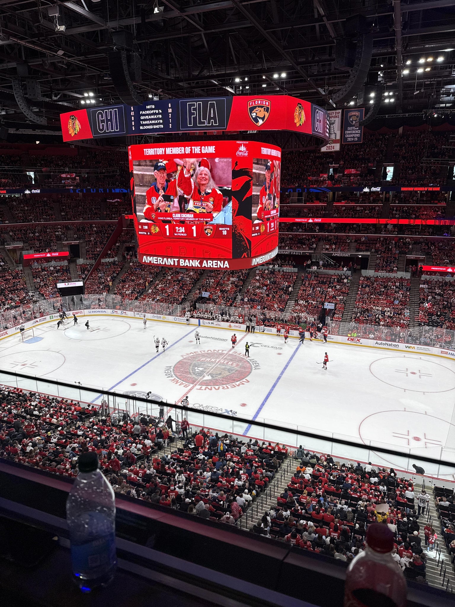 Real Fan View taken from Section 316 at Amerant Bank Arena by Jesus I