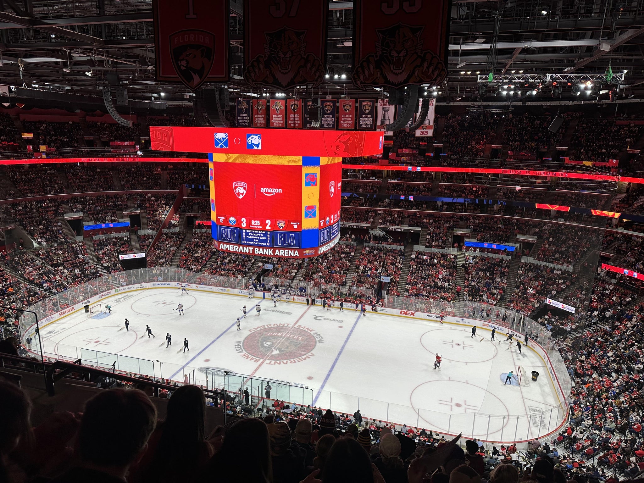 Real Fan View taken from Section 316 at Amerant Bank Arena by Daniela O