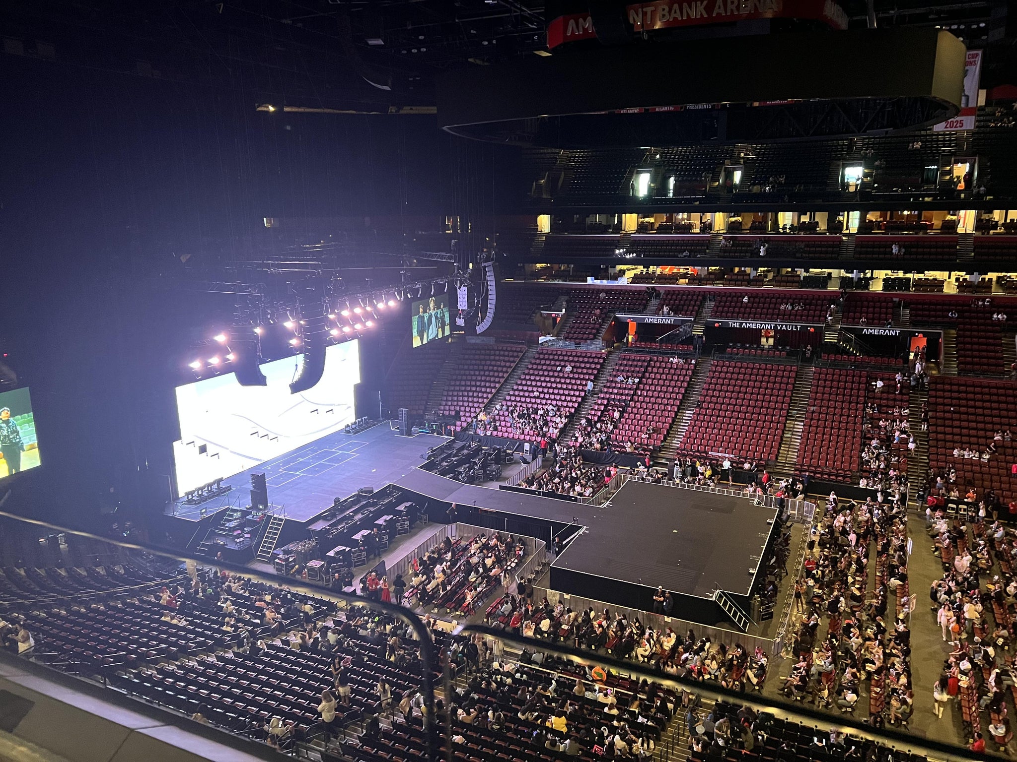 Real Fan View taken from Section 317 at Amerant Bank Arena by Keira G