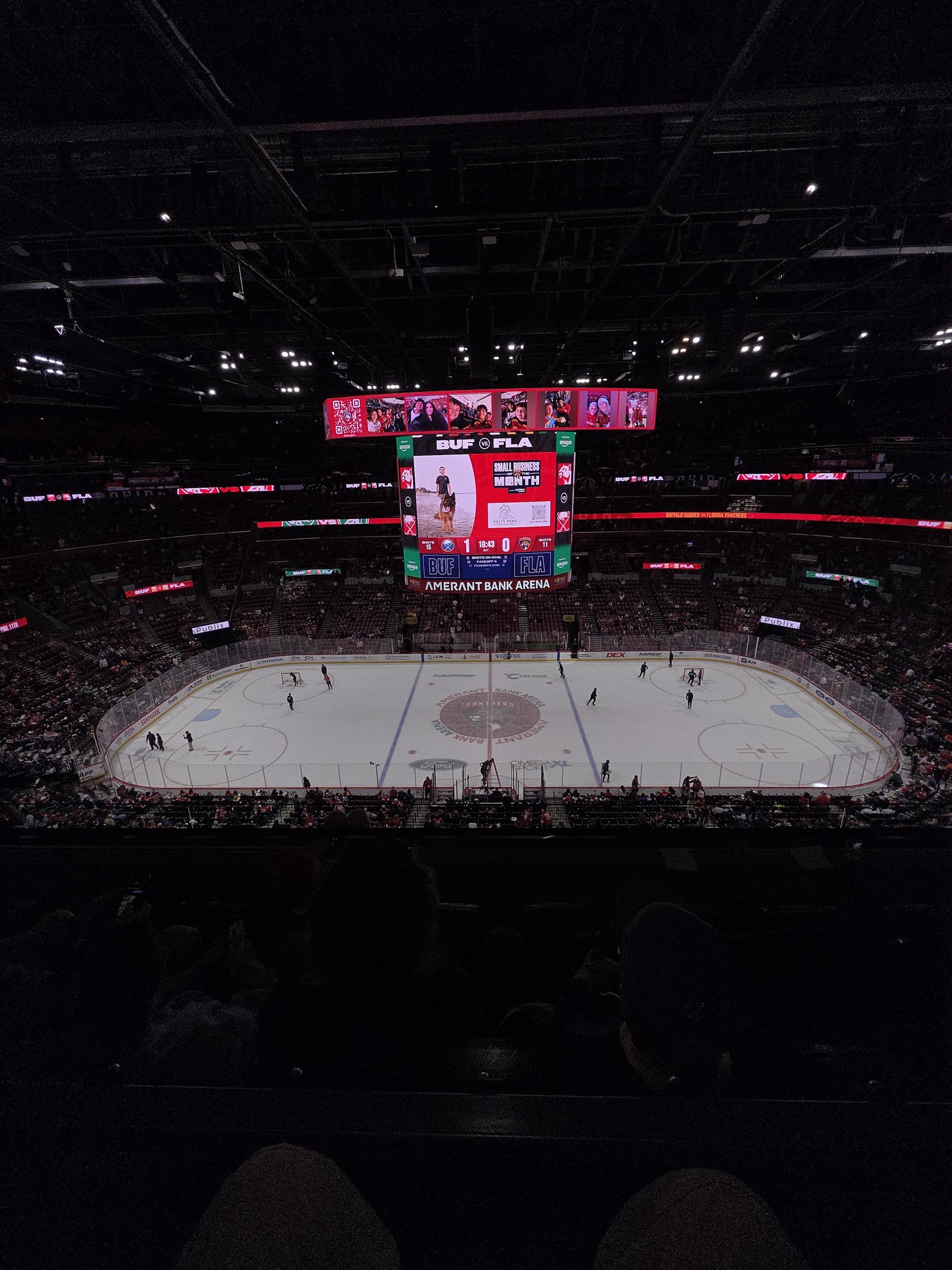 Real Fan View taken from Section 318 at Amerant Bank Arena by Mat S