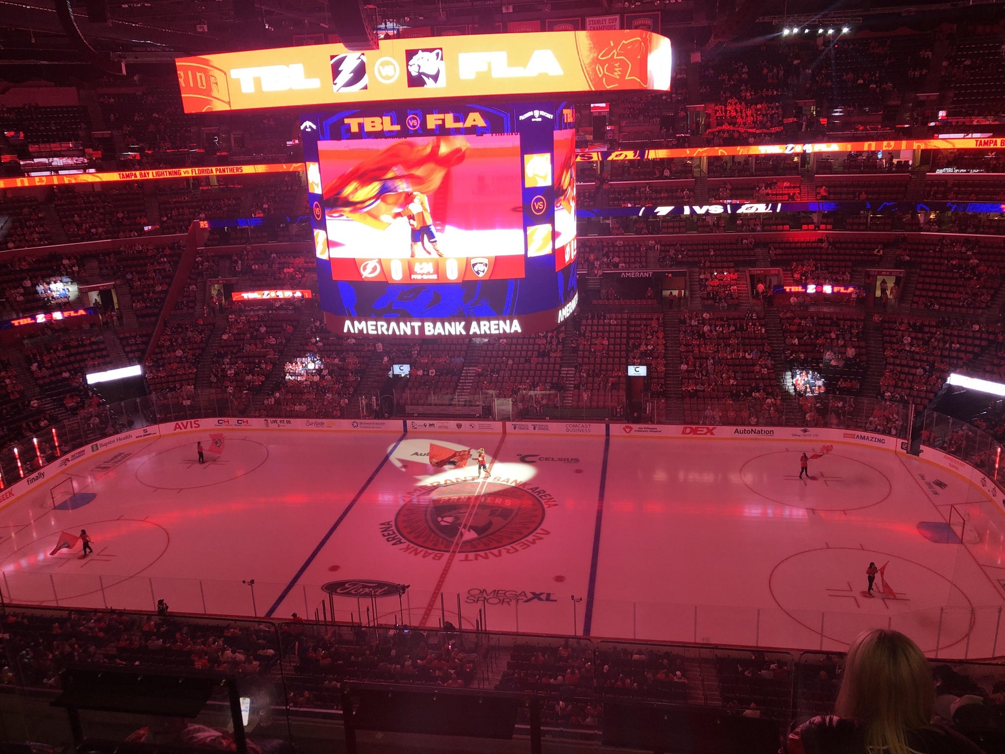 Real Fan View taken from Section 319 at Amerant Bank Arena by Jono H
