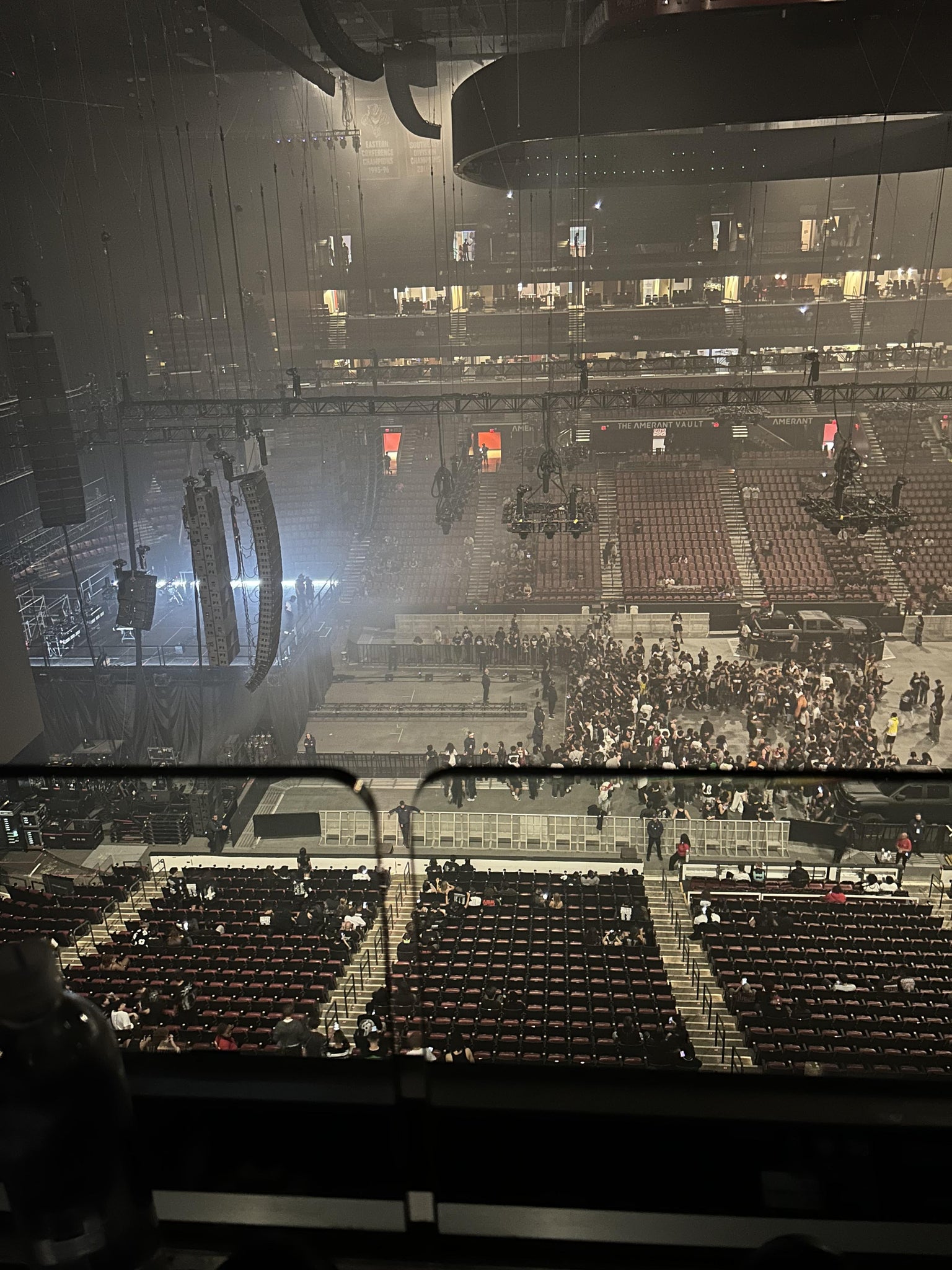 Real Fan View taken from Section 319 at Amerant Bank Arena by David C