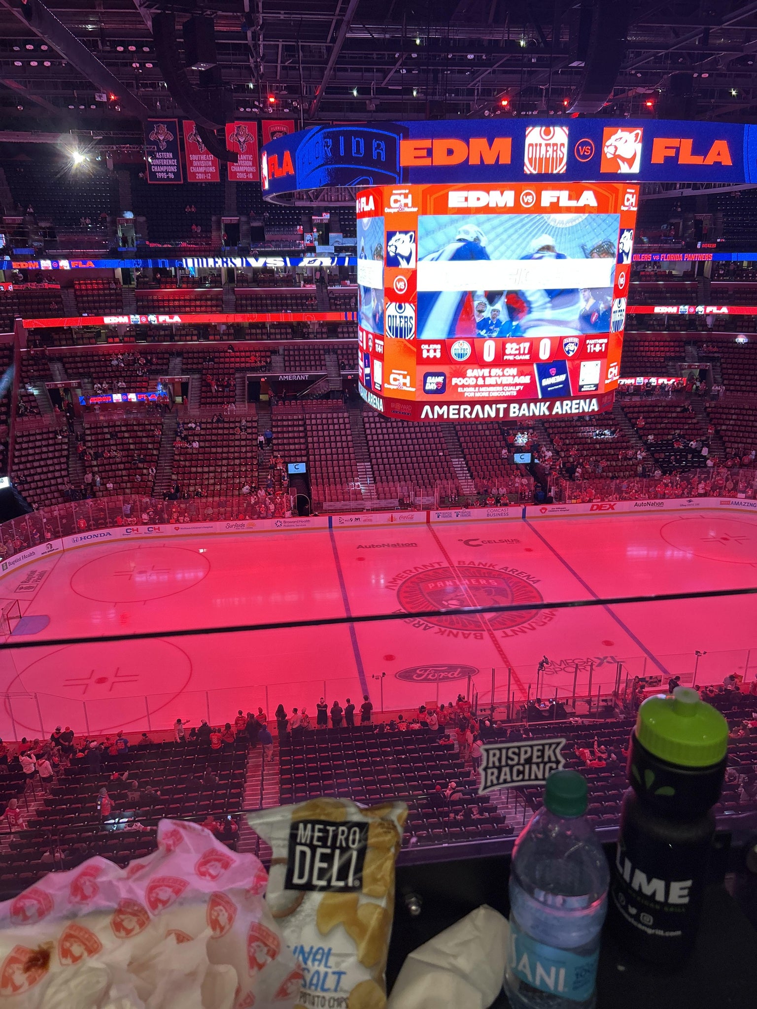 Real Fan View taken from Section 319 at Amerant Bank Arena by Steven S