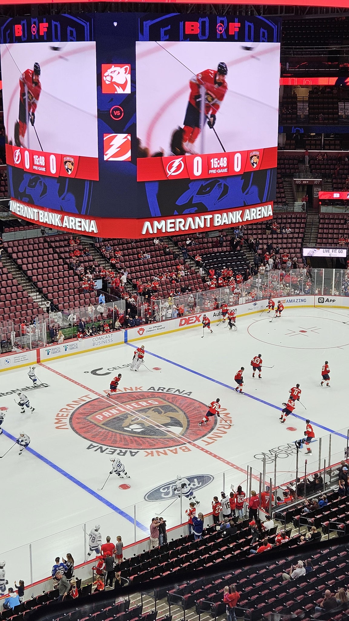 Real Fan View taken from Section 321 at Amerant Bank Arena by Anonymous User