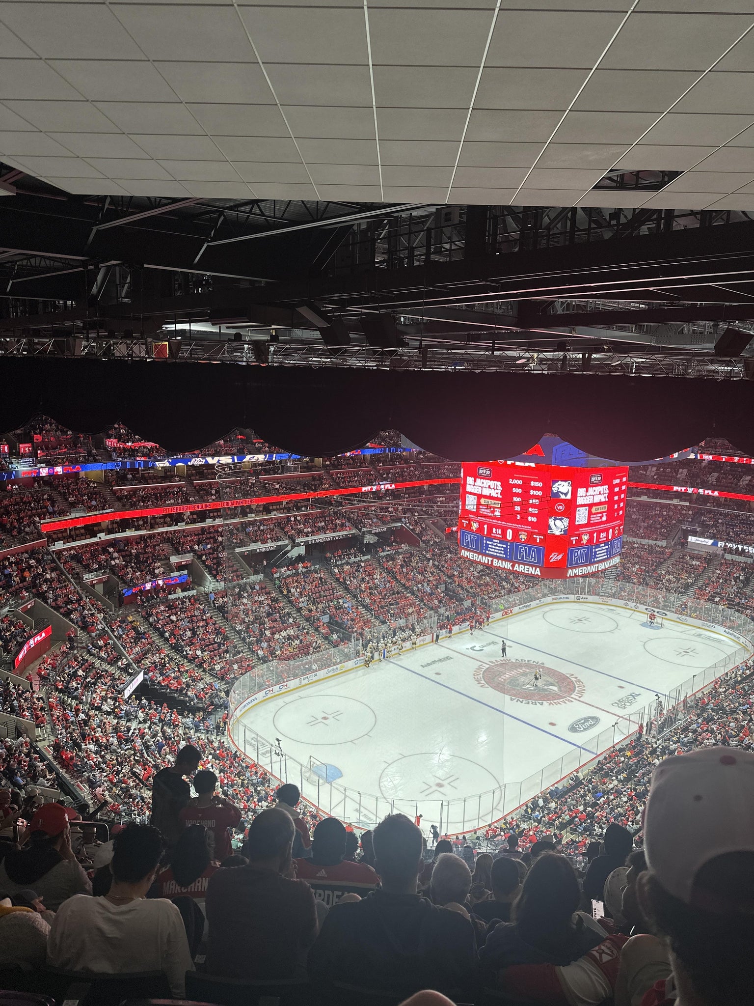 Real Fan View taken from Section 323 at Amerant Bank Arena by Melissa A