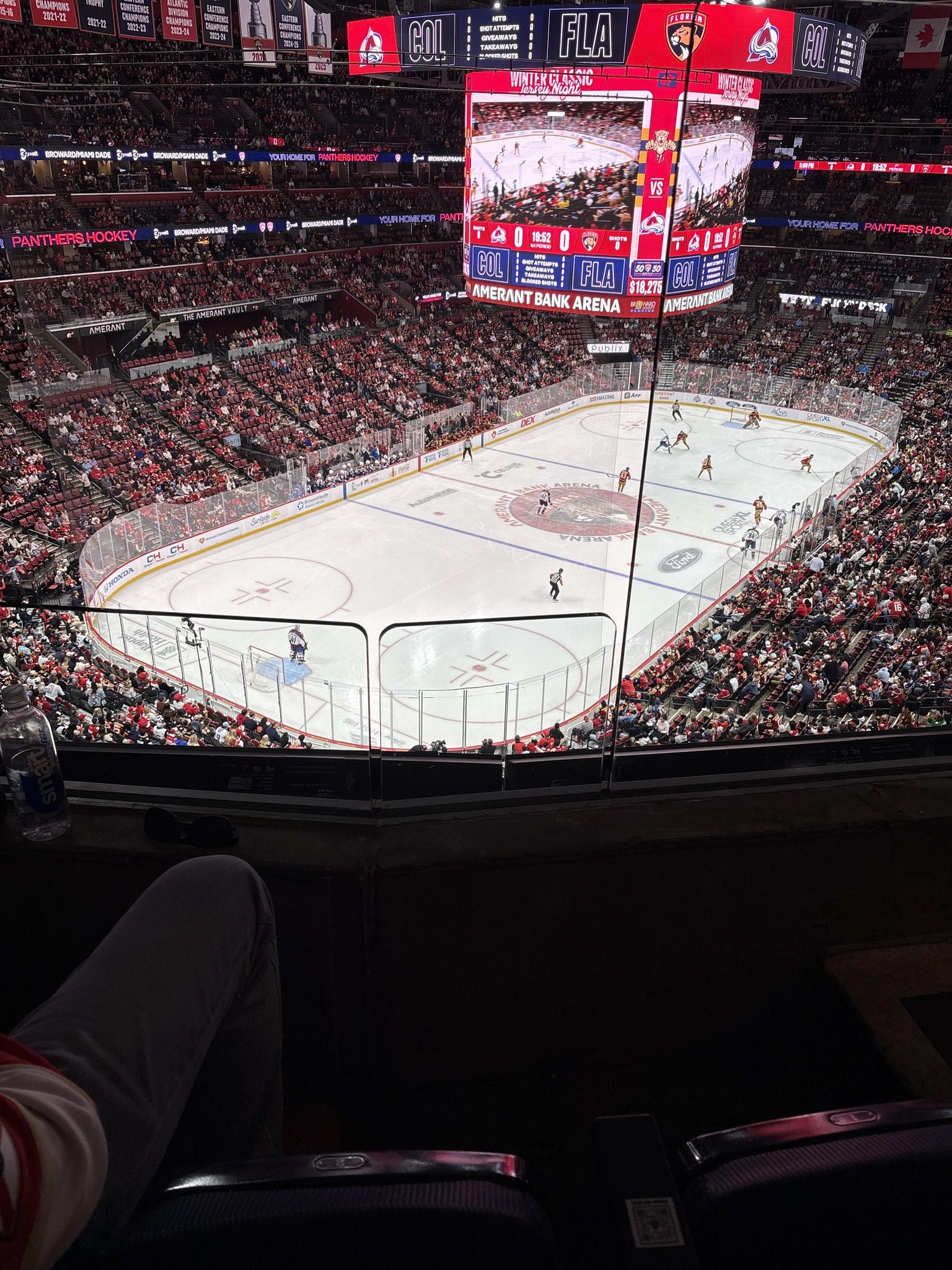 Real Fan View taken from Section 324 at Amerant Bank Arena by Danielle P
