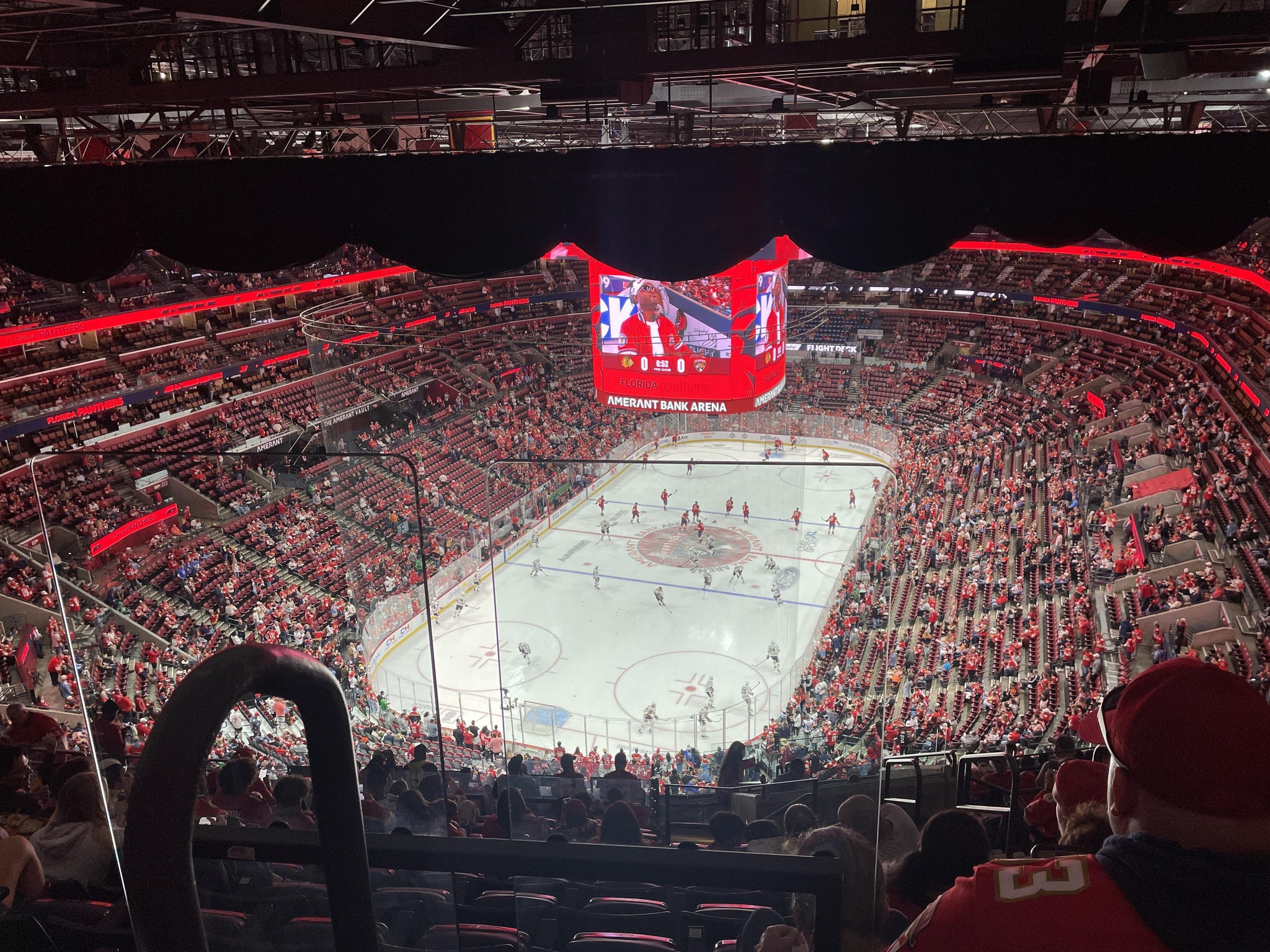 Real Fan View taken from Section 325 at Amerant Bank Arena by Michael J