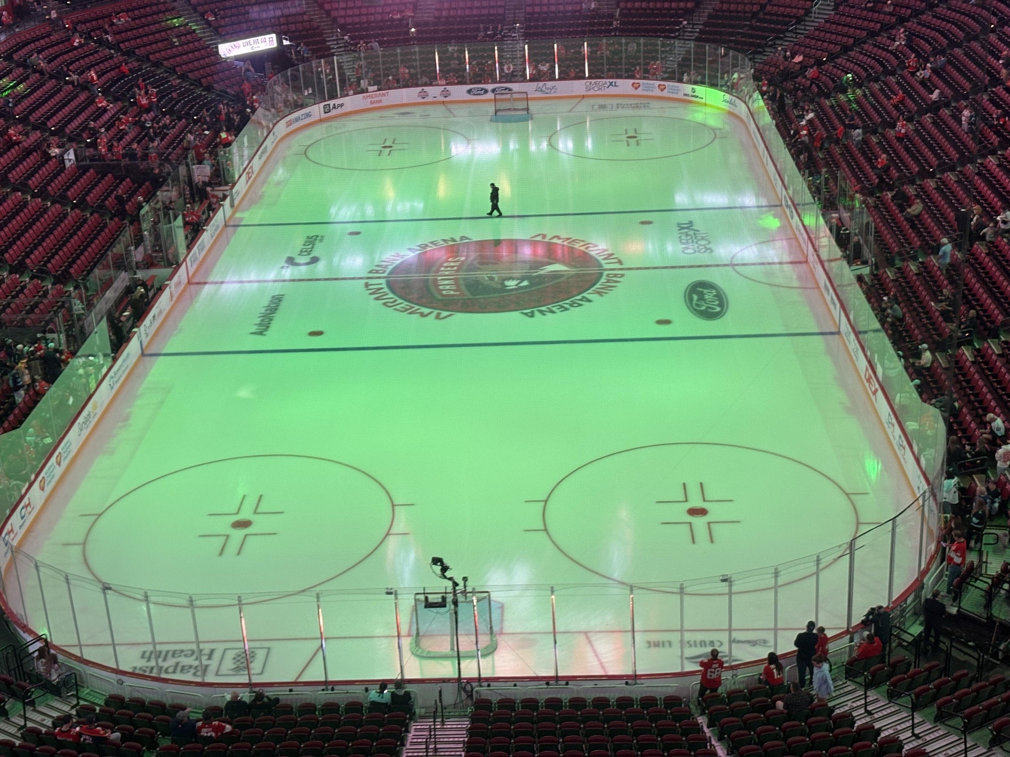 Real Fan View taken from Section 326 at Amerant Bank Arena by Rich C