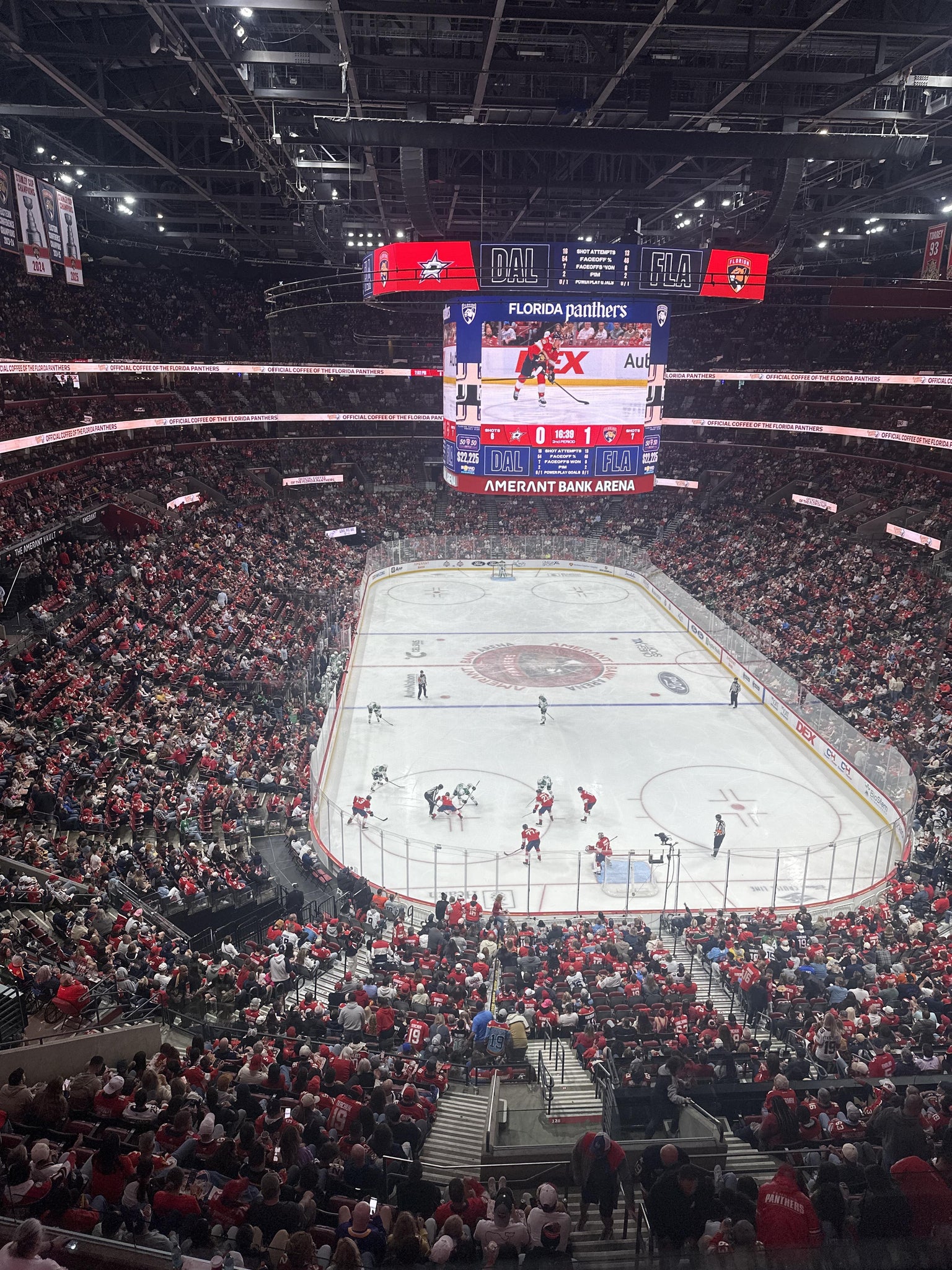 Real Fan View taken from Section 327 at Amerant Bank Arena by Jake T